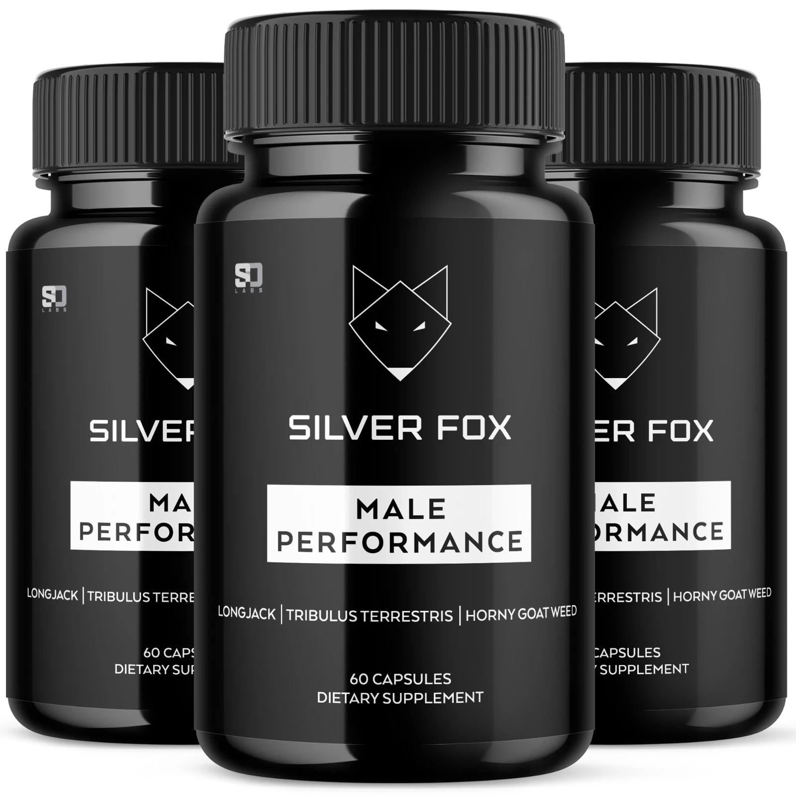 Silver Fox Capsules Male Performance Support (3 Pack)