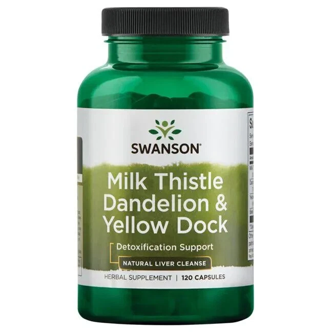 Milk Thistle, Dandelion, Yellow Dock, Beet Root 120 caps. Liver Health Exp. 2026