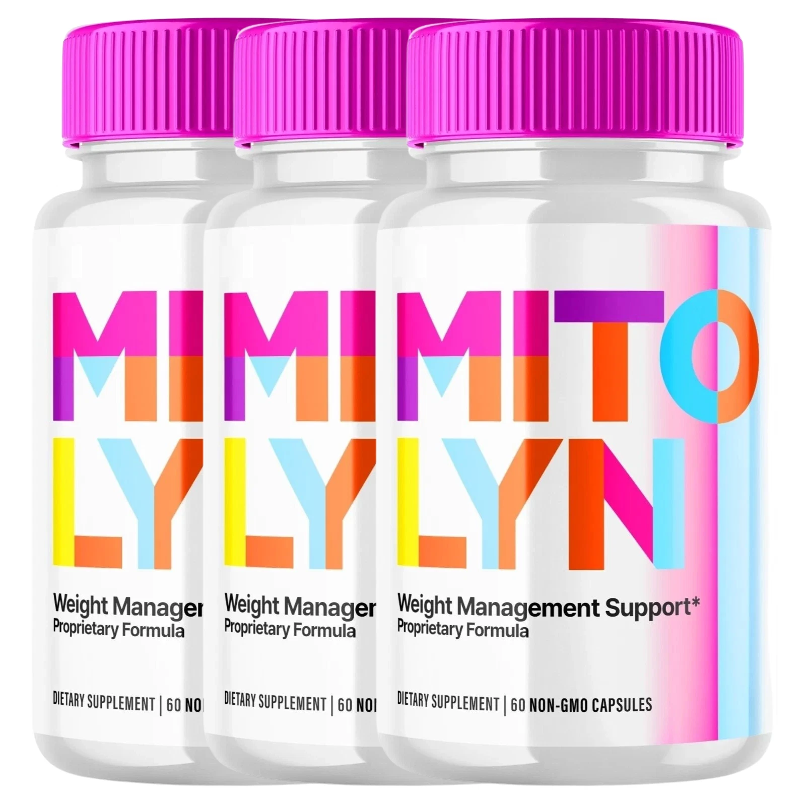 (3 Pack) Mitolyn Advanced Weight Loss Support Mito Lyn Maximum Strength 180ct