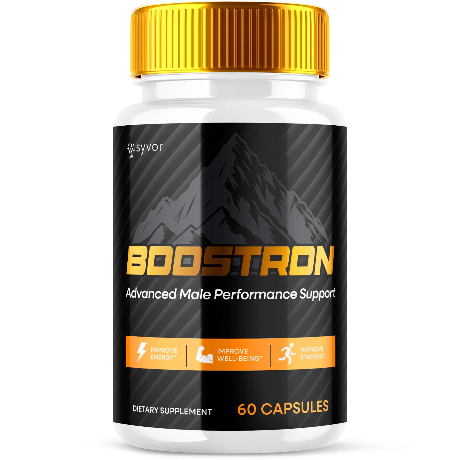 Boostron Pills for Men Maximum Strength Boostron Formula Supplement 60 Capsules