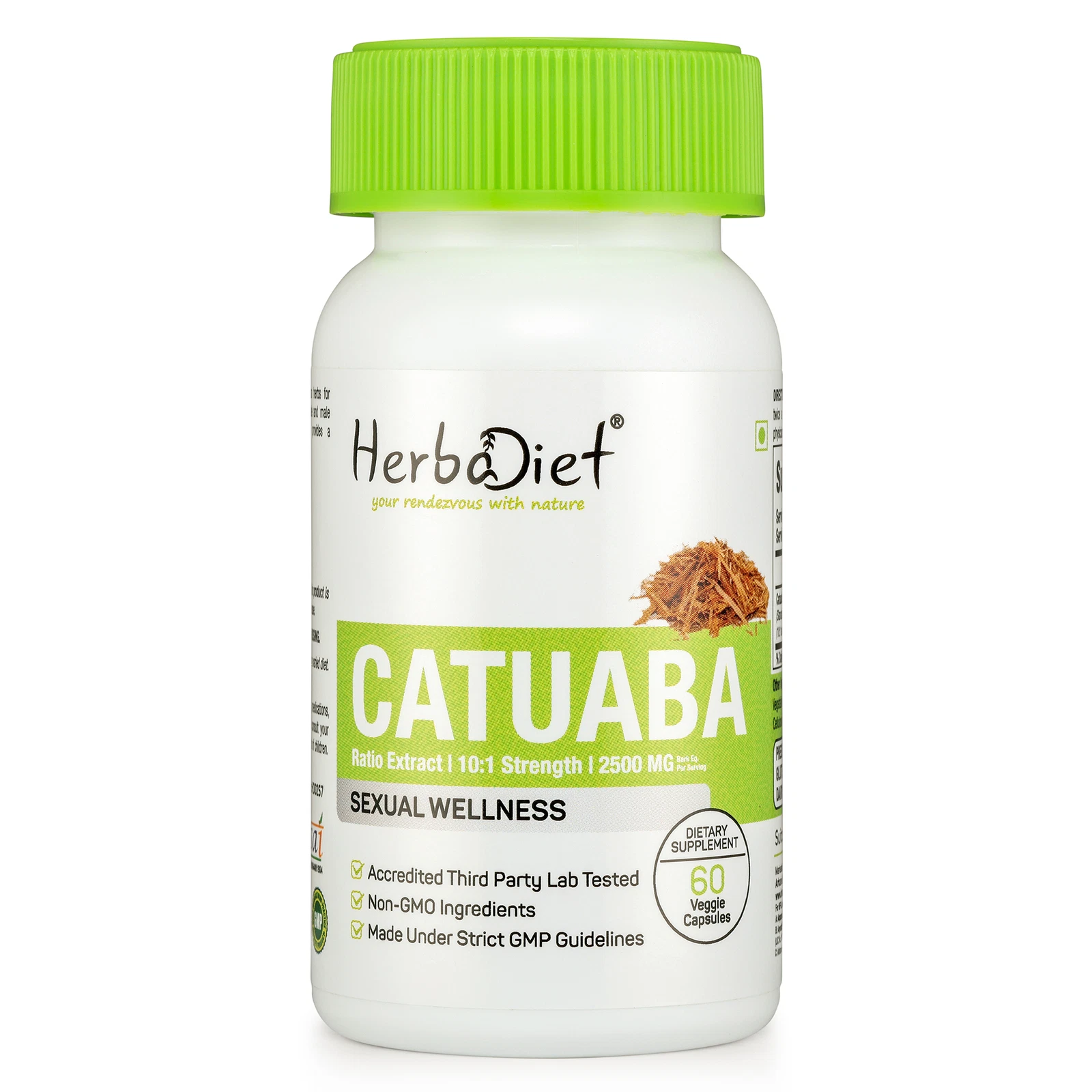 Catuaba Bark Extract Capsules 10:1 POWERFUL Quality Aphrodisiac Male Booster