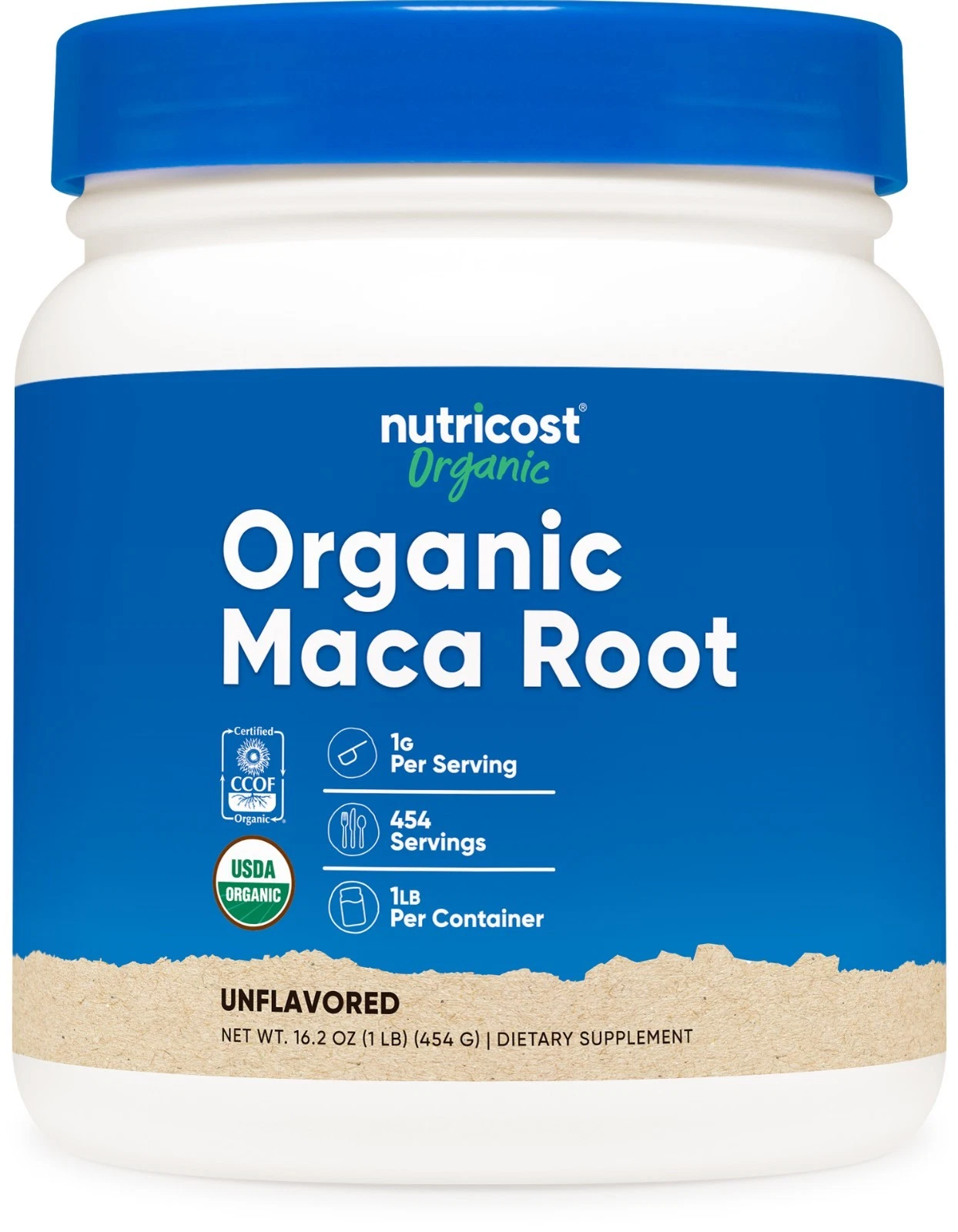 Nutricost Organic Maca Root Powder (454 Grams)
