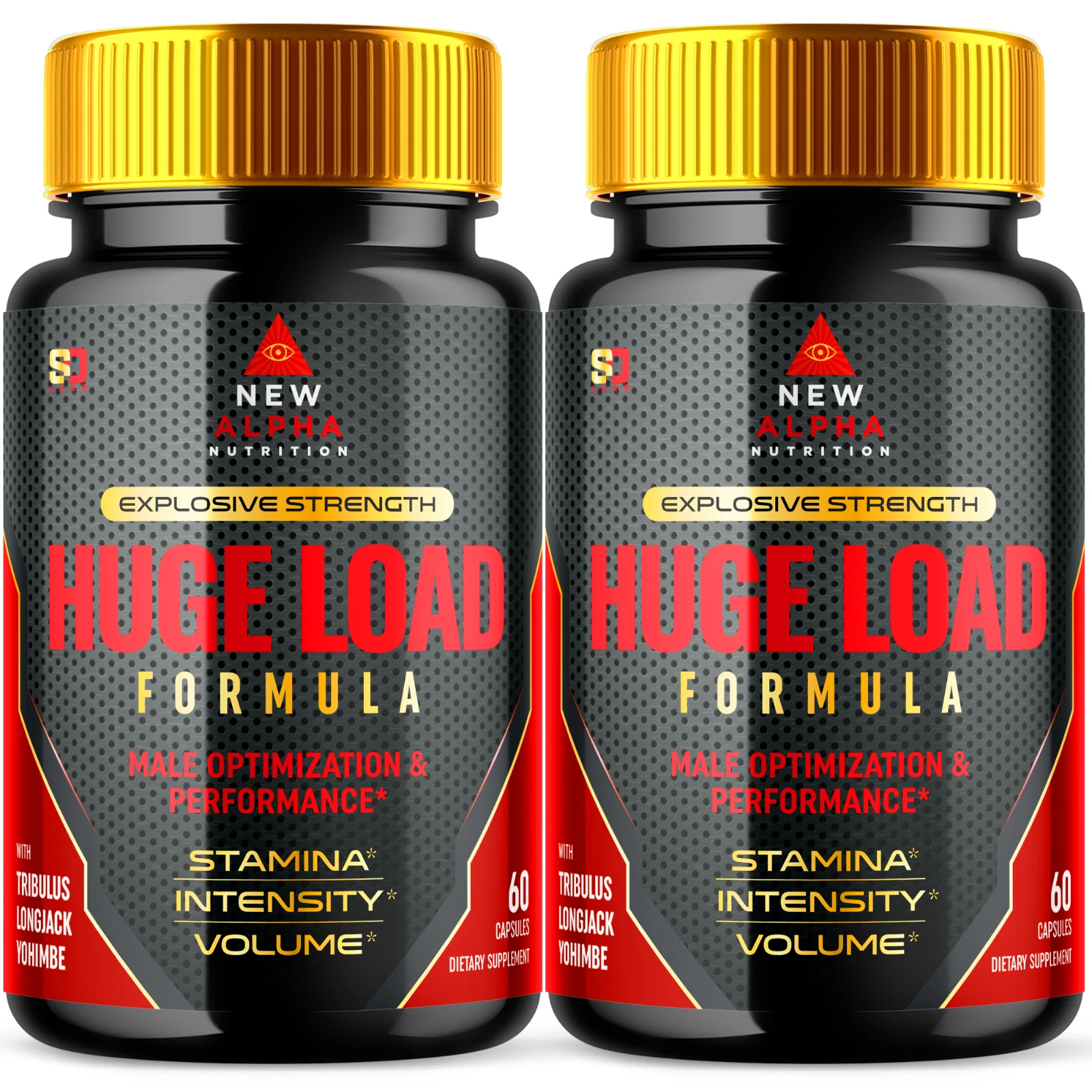 Huge Load Formula Optimizes Strength, Boost Performance and Stamina (2 Pack)