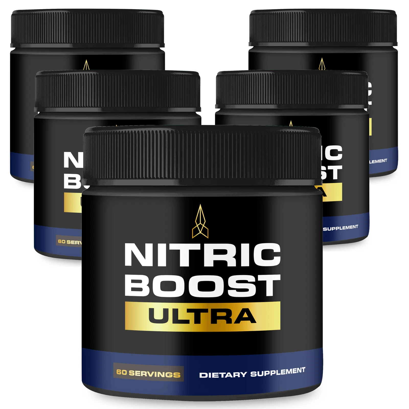 (5 Pack) Nitric Boost Ultra Purple Powder, Support Enery Levels BCAA for Men