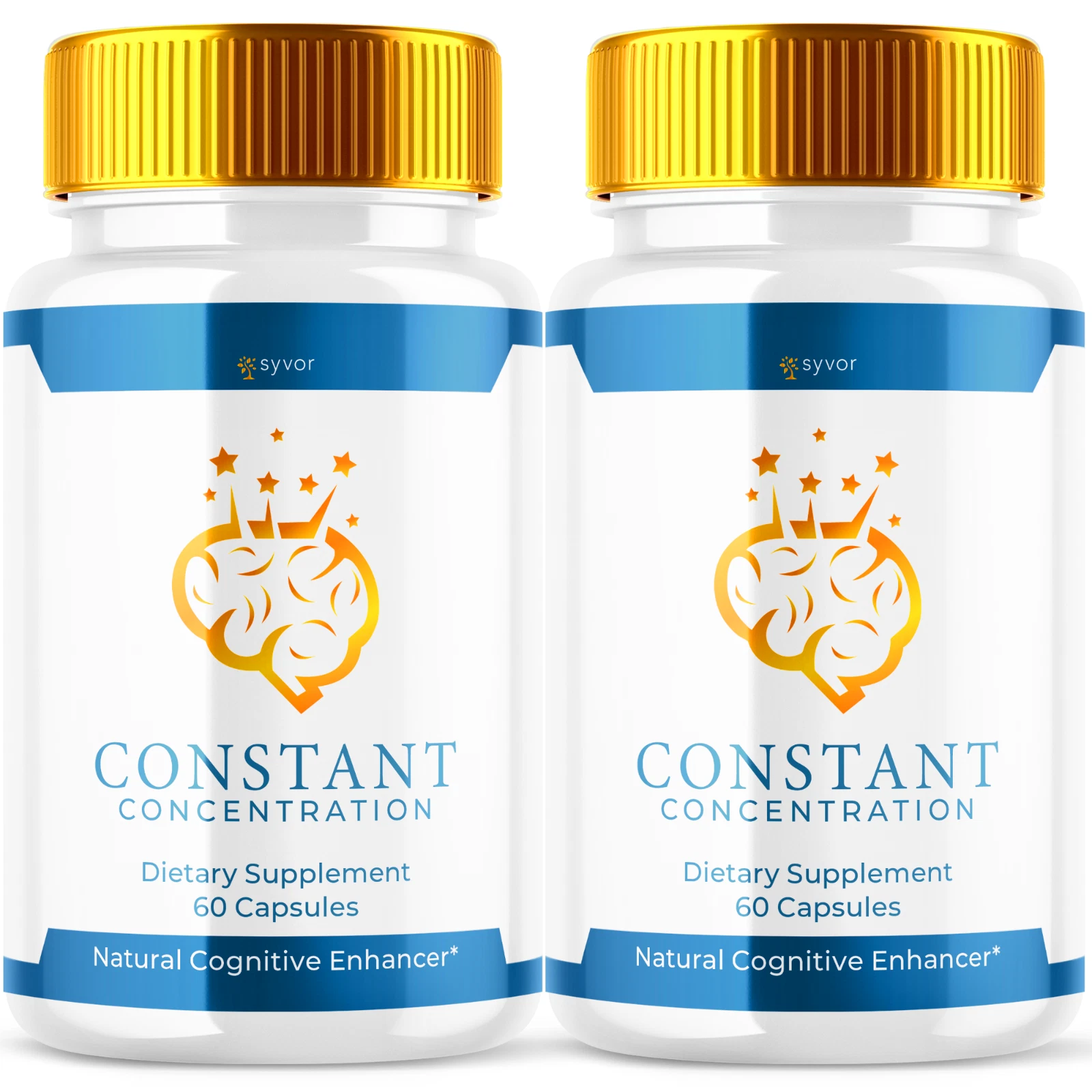 Constant Concentration Advanced Nootropic Formula Brain Health Support 120 Caps
