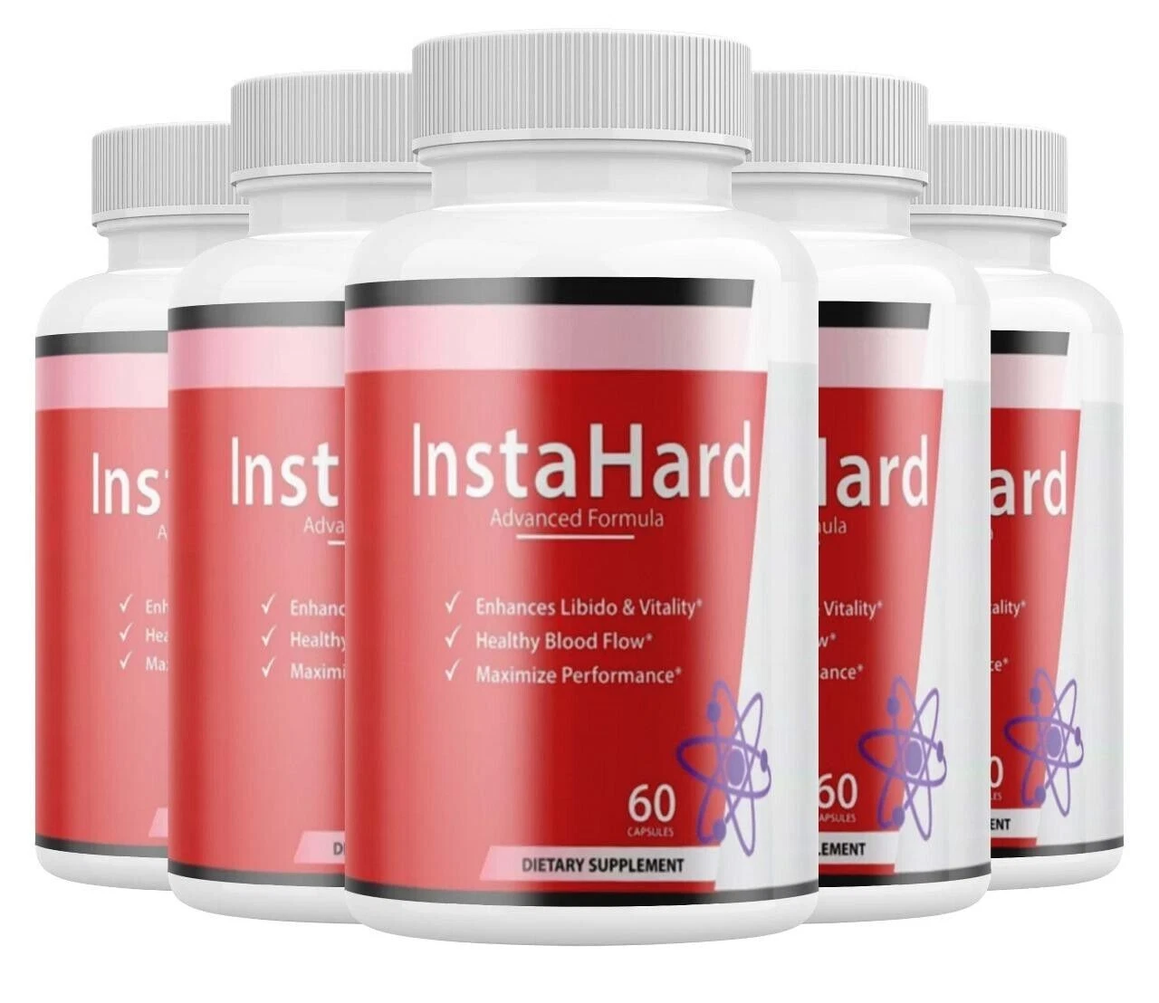 Instahard for Men Pills Insta Hard Formula Supplement (5 Pack)