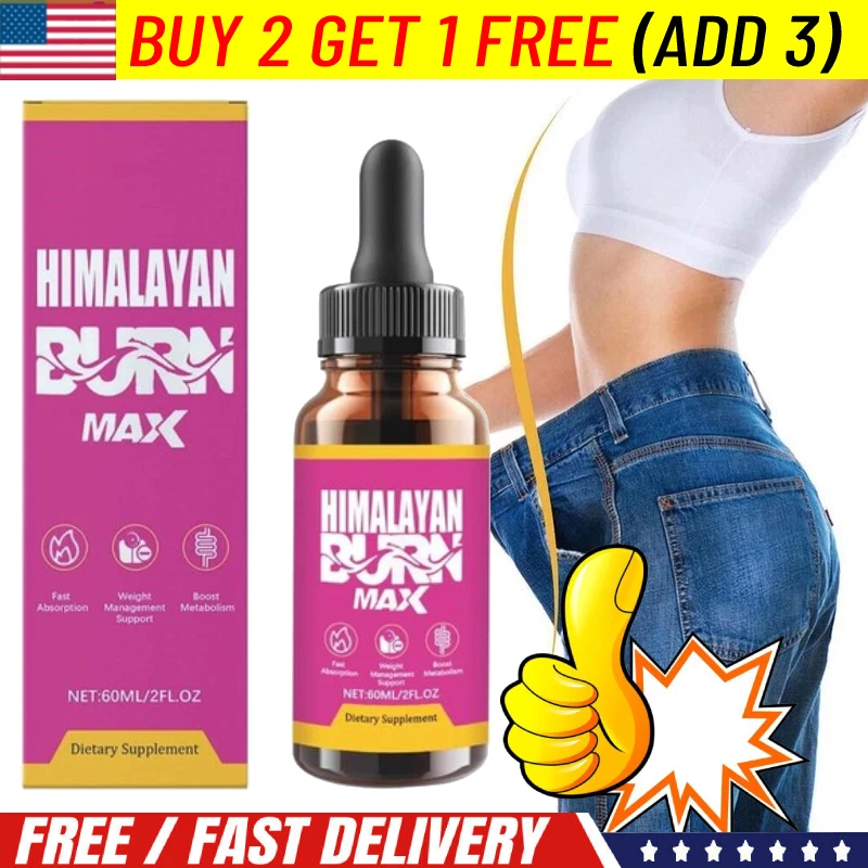 HOT Himalayan Burn Max Advanced Liquid Drop Supplement 60ML / 2 FL.OZ ~~