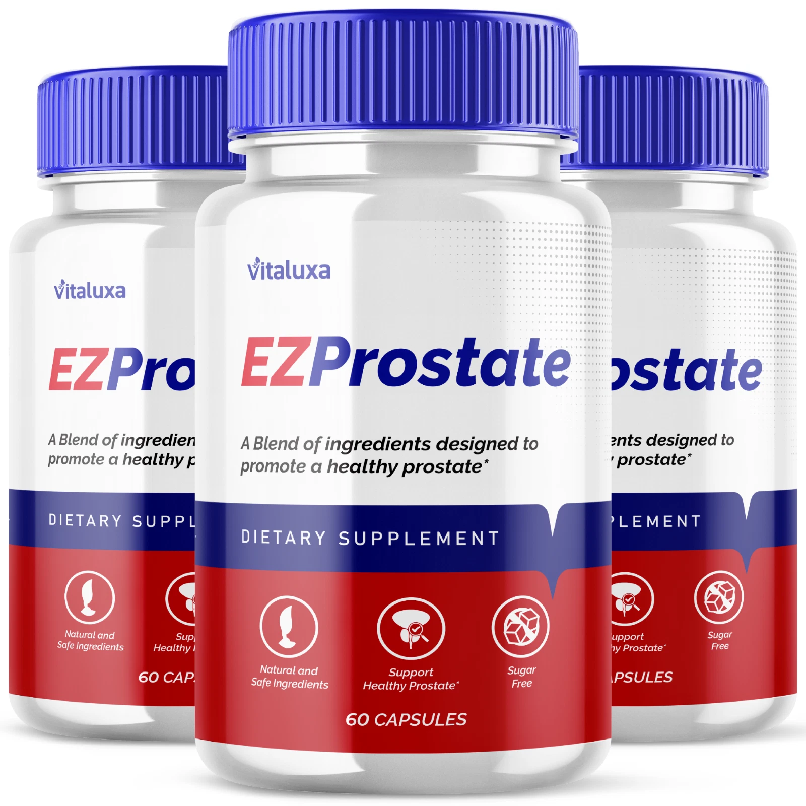 (3 Pack) EZ Prostate Capsules Easy Prostate Advanced Formula Pill (180 Capsules)