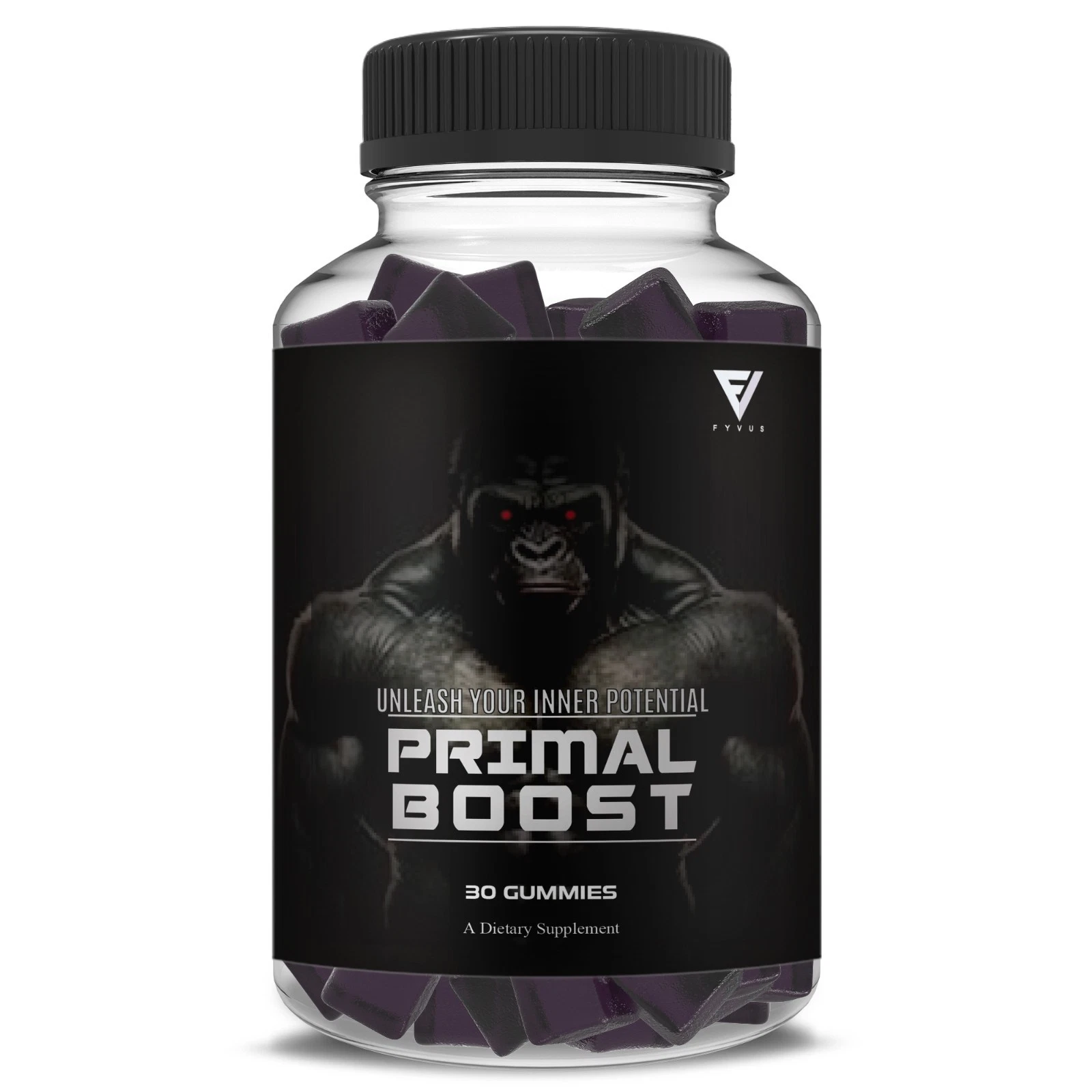 Primal Boost Advanced Gummy, PrimalBoost Daily Energy (1 Month Supply)