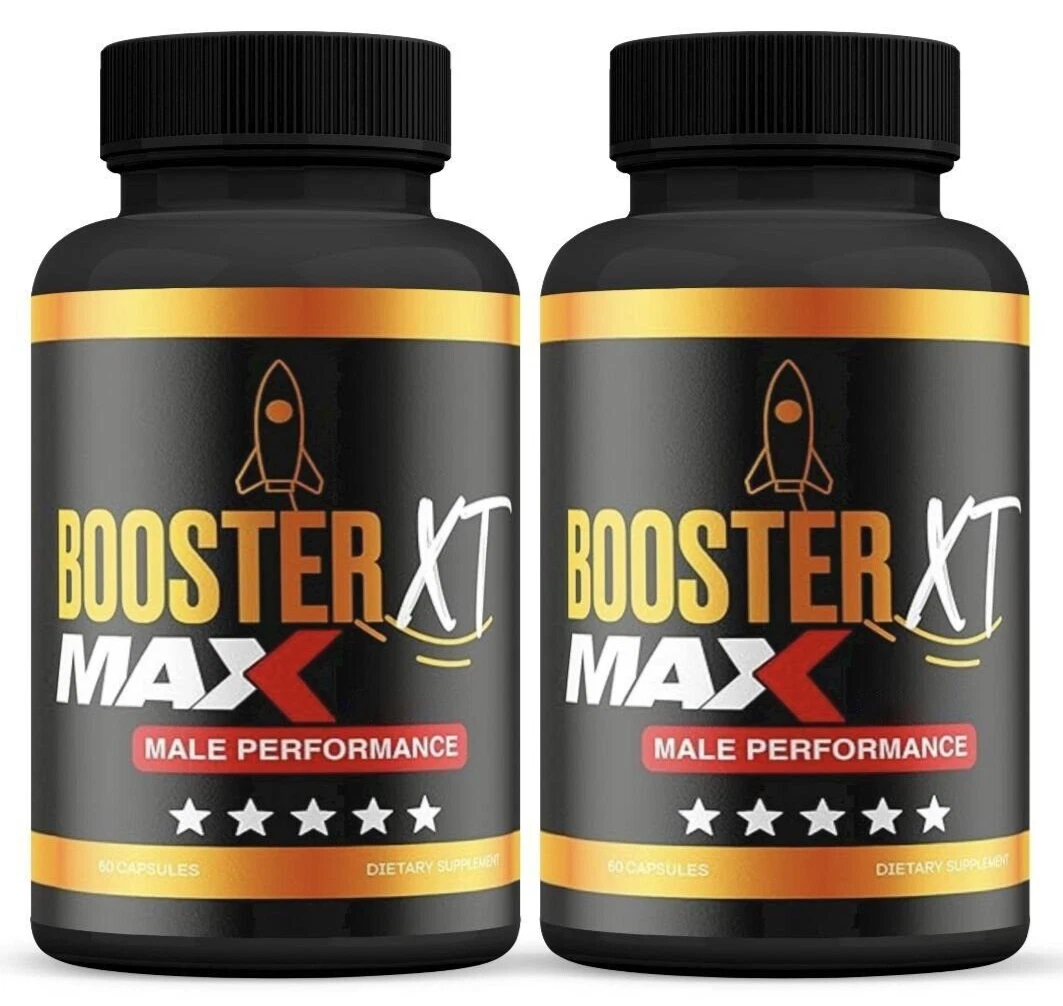 Booster XT Max Male to Boost T-Levels for Enhanced Intimate Drive (2 Pack)