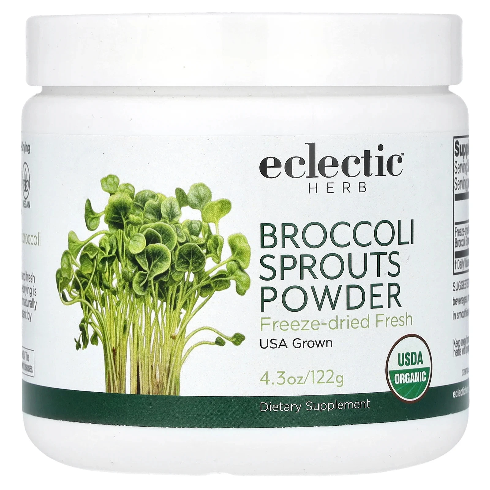Broccoli Sprouts Powder, 4.3 oz (122 g)