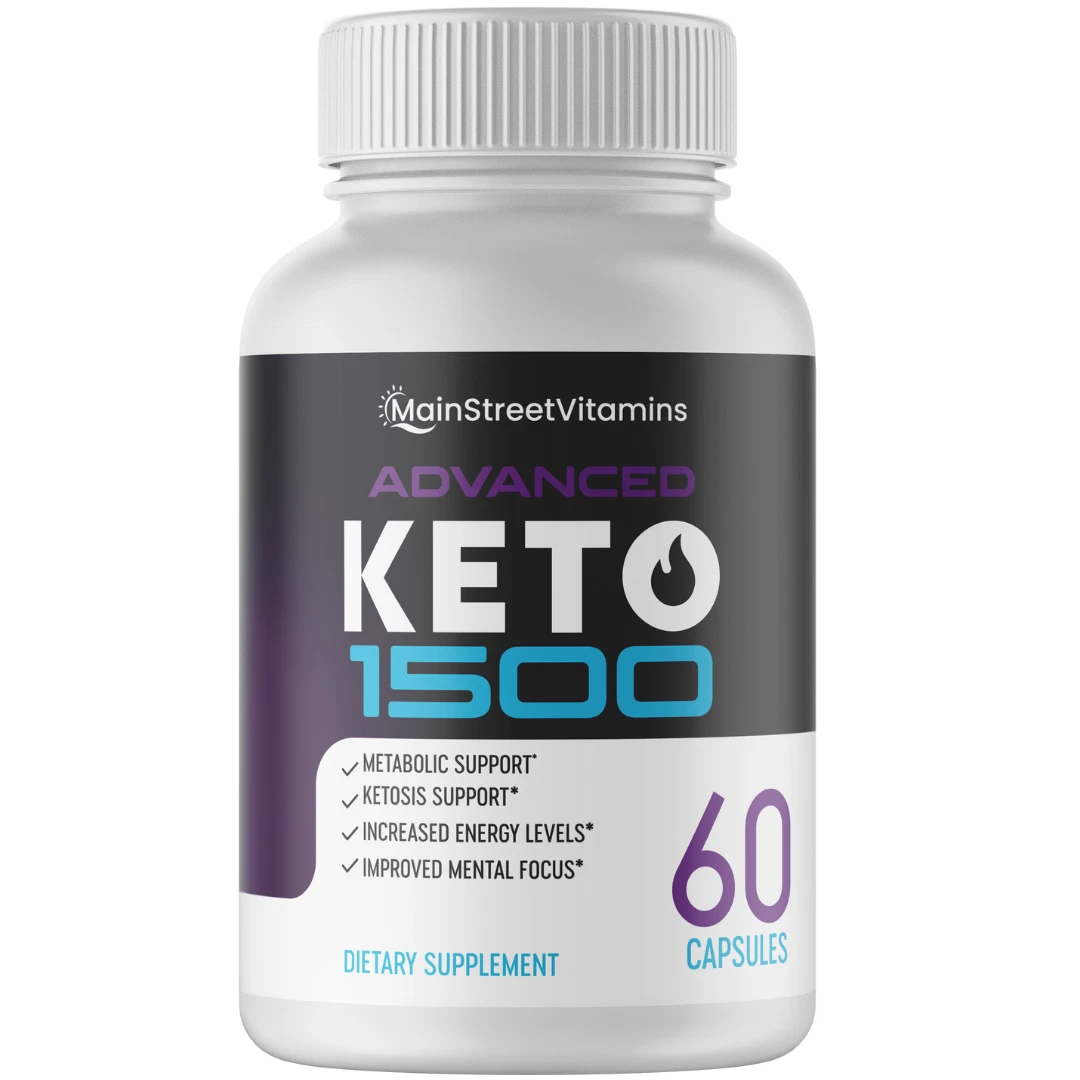Advanced Keto 1500 Weight Loss Diet Pills goBHB - 60 Capsules