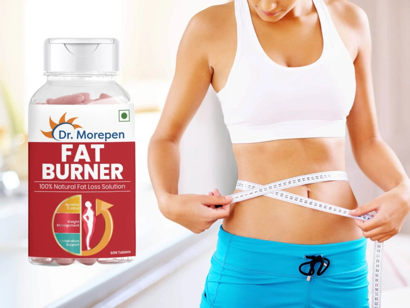 Metabolism Booster (60 Tablets) Weight Loss Supplement, Fat Burner For Unisex