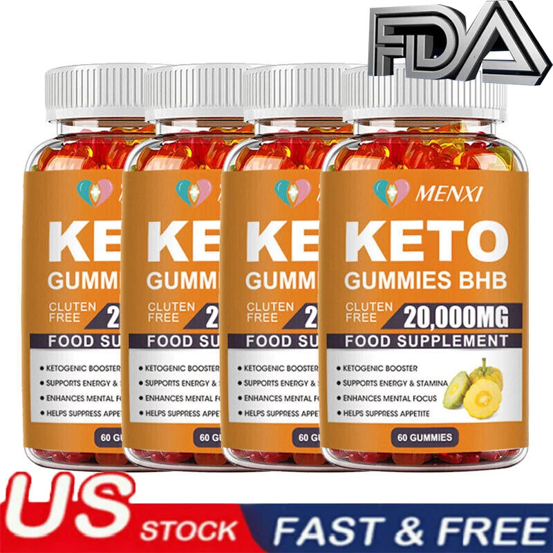 Keto Gummies- Appetite Control & Energy Boost with BHB Salts for Ketosis 20000mg