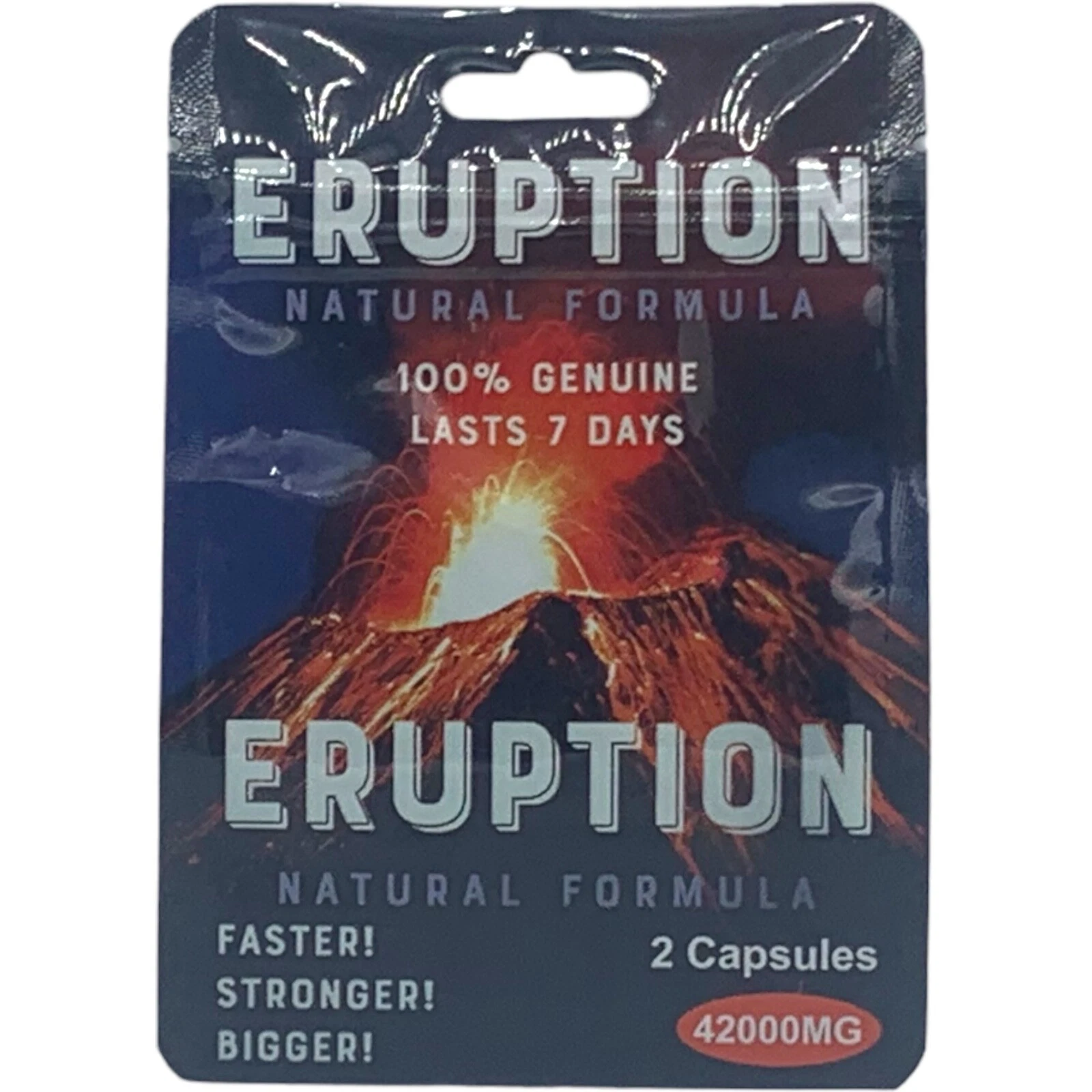 Eruption Enhancement Male Enhancement 42000mg 12 Pills FREE FAST SHIPPING