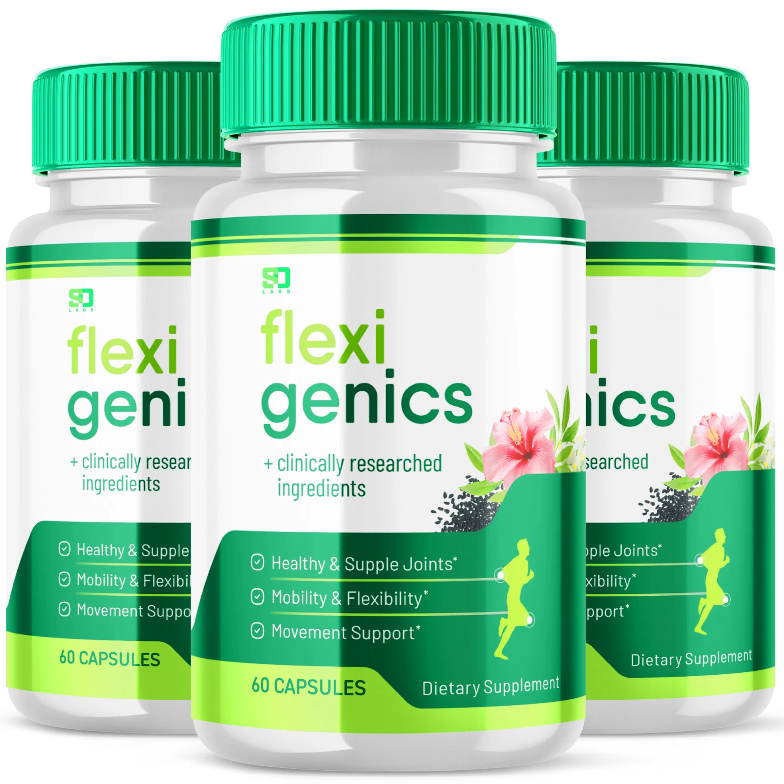 Flexigenics Enhance Mobility, Flexibility & Support Active Lifestyle (3 Pack)