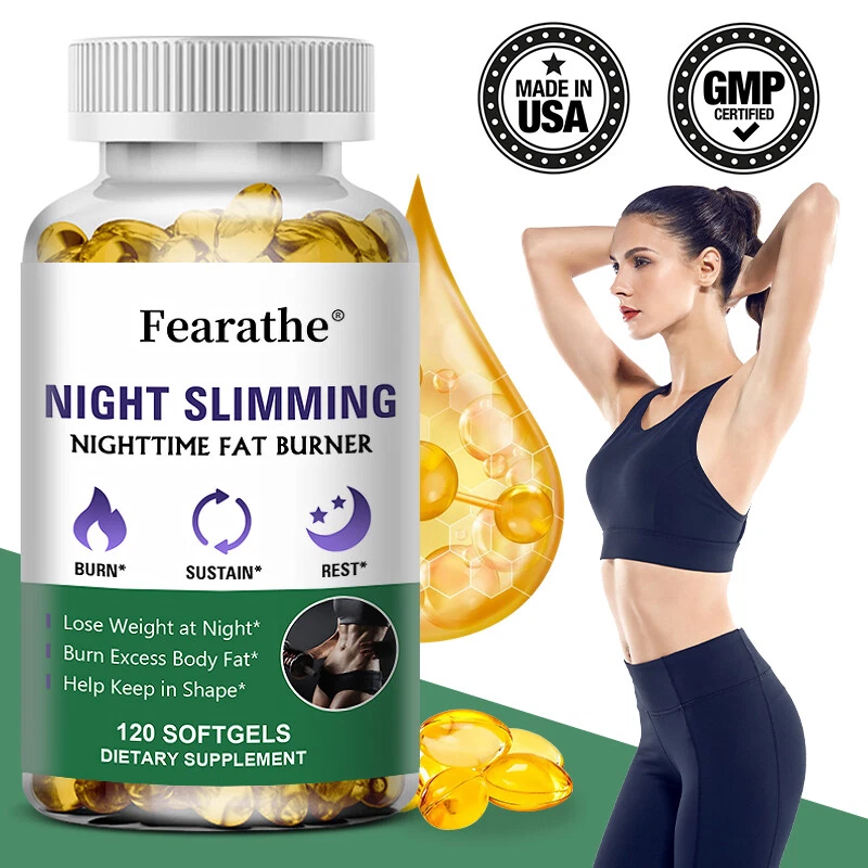 Night Fat Burner for Weight Loss and Weight Loss, Appetite Suppressant