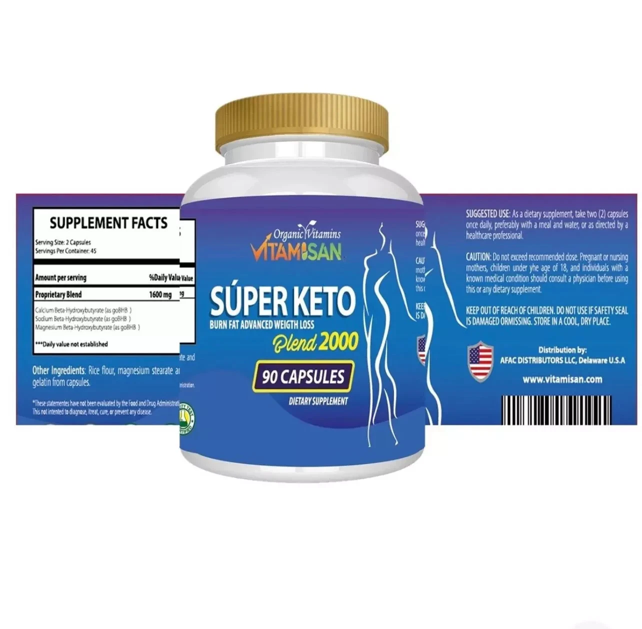 keto Weight Loss Pills Appetite Suppressant Slimming Burn Fat 90