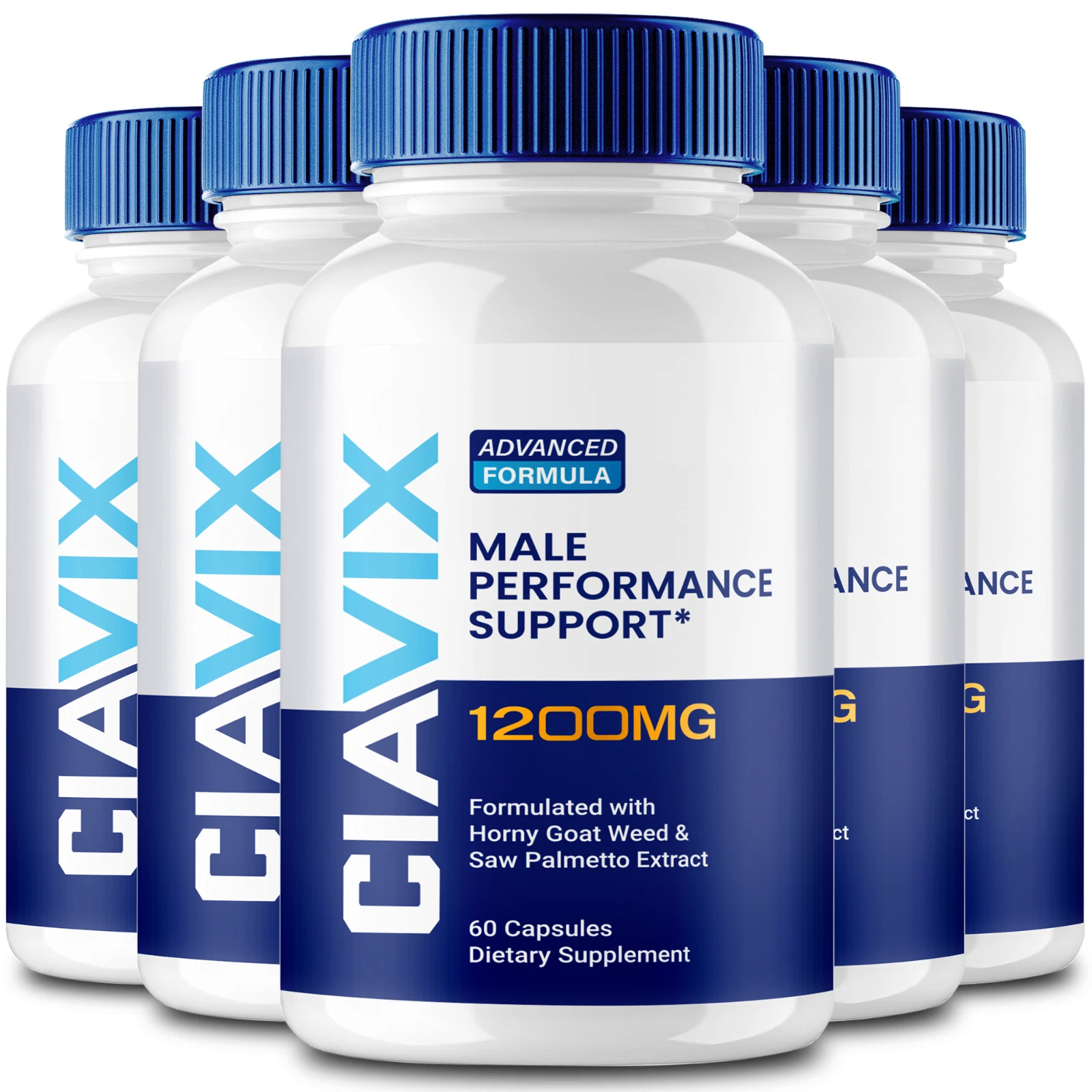 (5 Pack) Ciavix Enhancement Pills for Men, Supports Performance & Male Energy