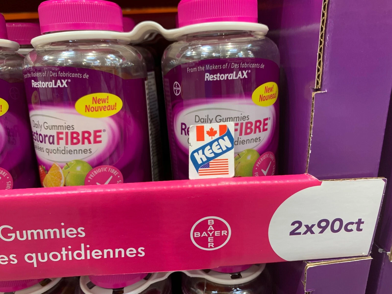 PRESTORAFIBRE DAILY FIBRE 2 x 90 GUMMIES, MADE IN CANADA, EXP:2026DEC