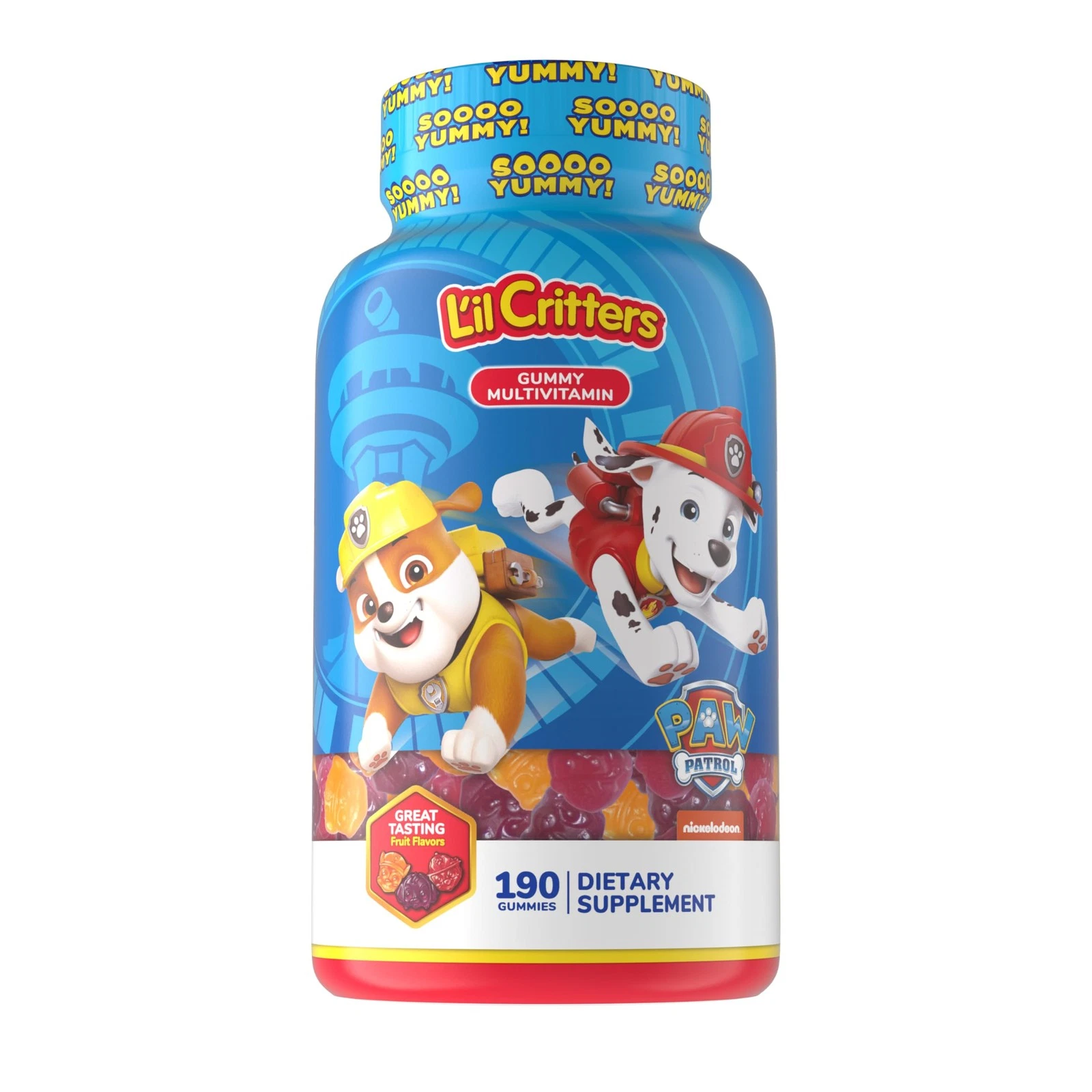 L�il Critters Paw Patrol Gummy Vites Daily Gummy Multivitamin for Kids, Vitamin