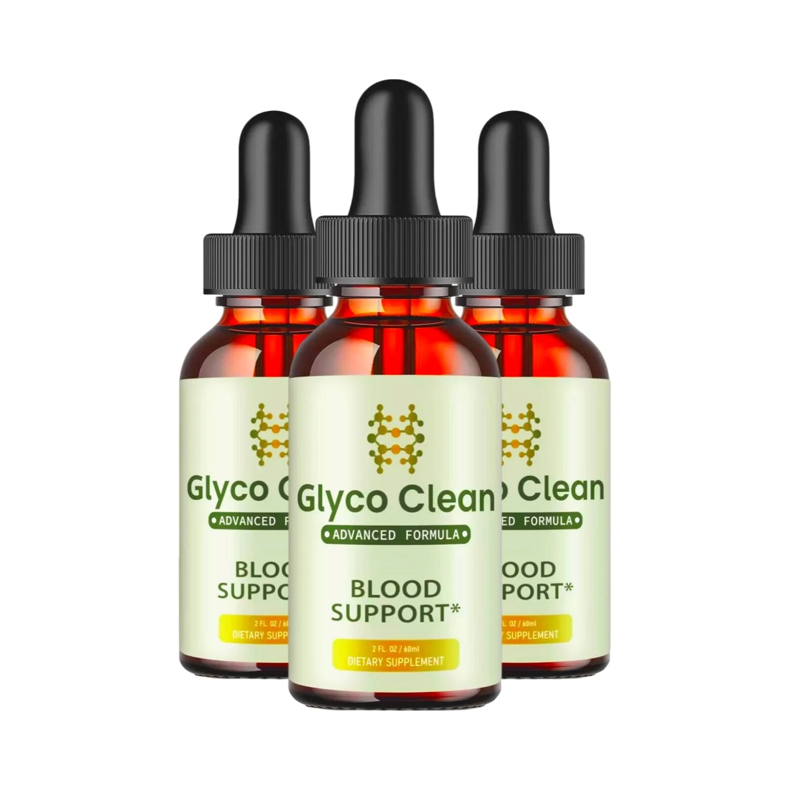 (3 Pack) Glyco Clean Drops - GlycoClean Blood Drops for Healthy Blood Supplement