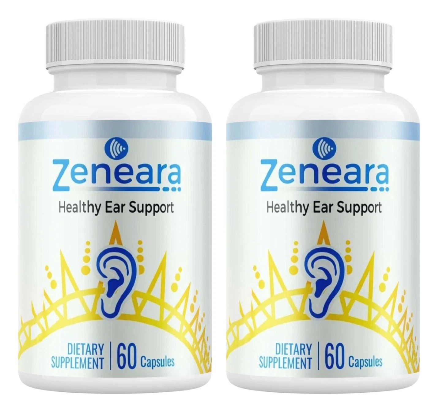 (2 Pack) Zeneara, Healthy Ear Support for Ear Ringing & Tinnitus