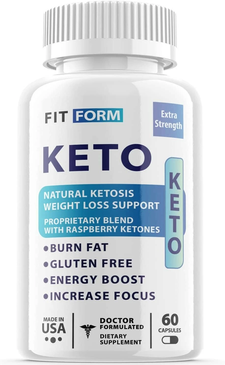 1 Pack-Fit Form keto Diet Pills,Weight Loss,Fat Burn,Appetite Control Supplement