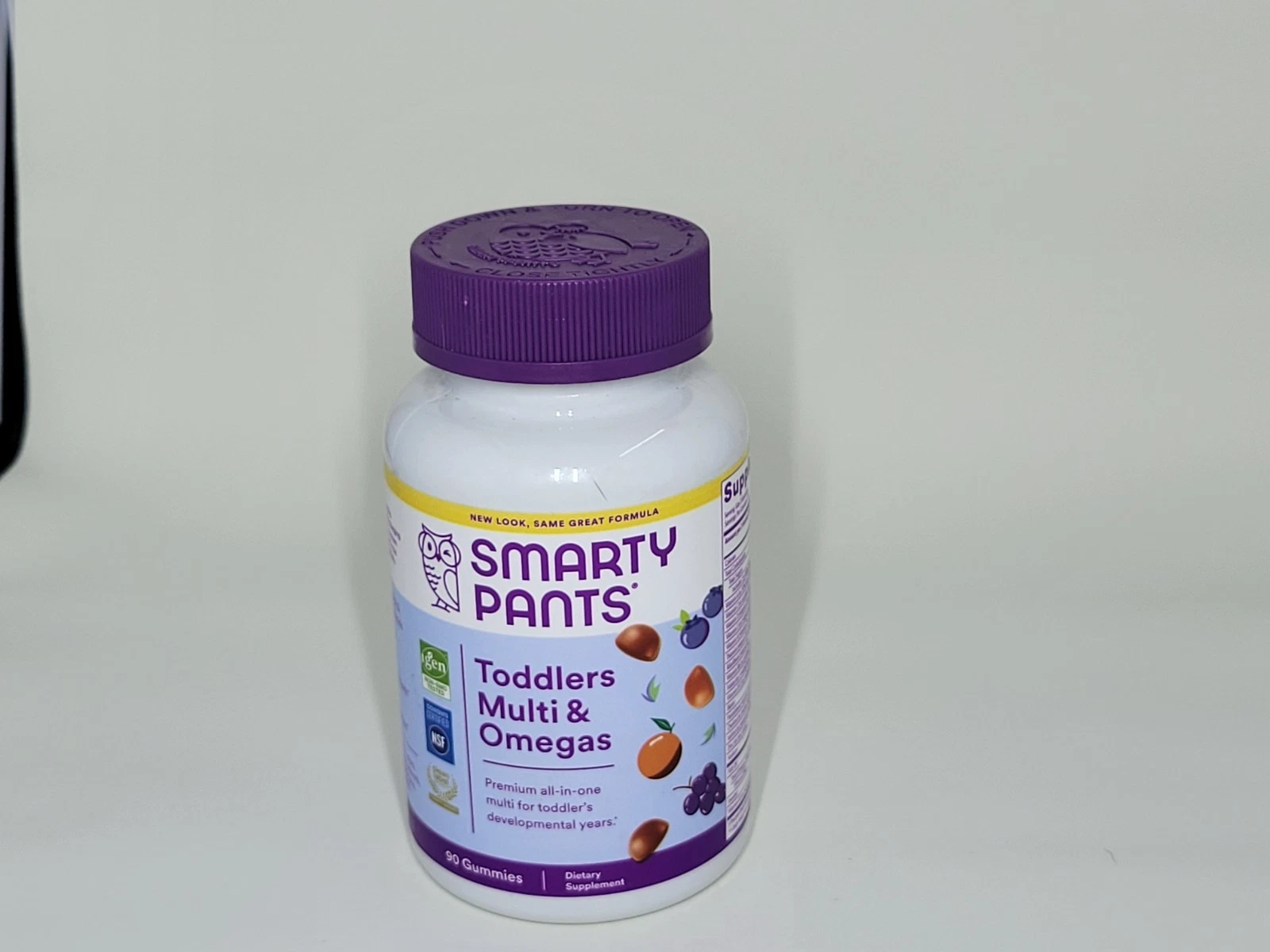 Smarty Pants Toddlers Multi & Omegas 90 CT Gummies, Mixed Fruit, Exp: SEPT 2025