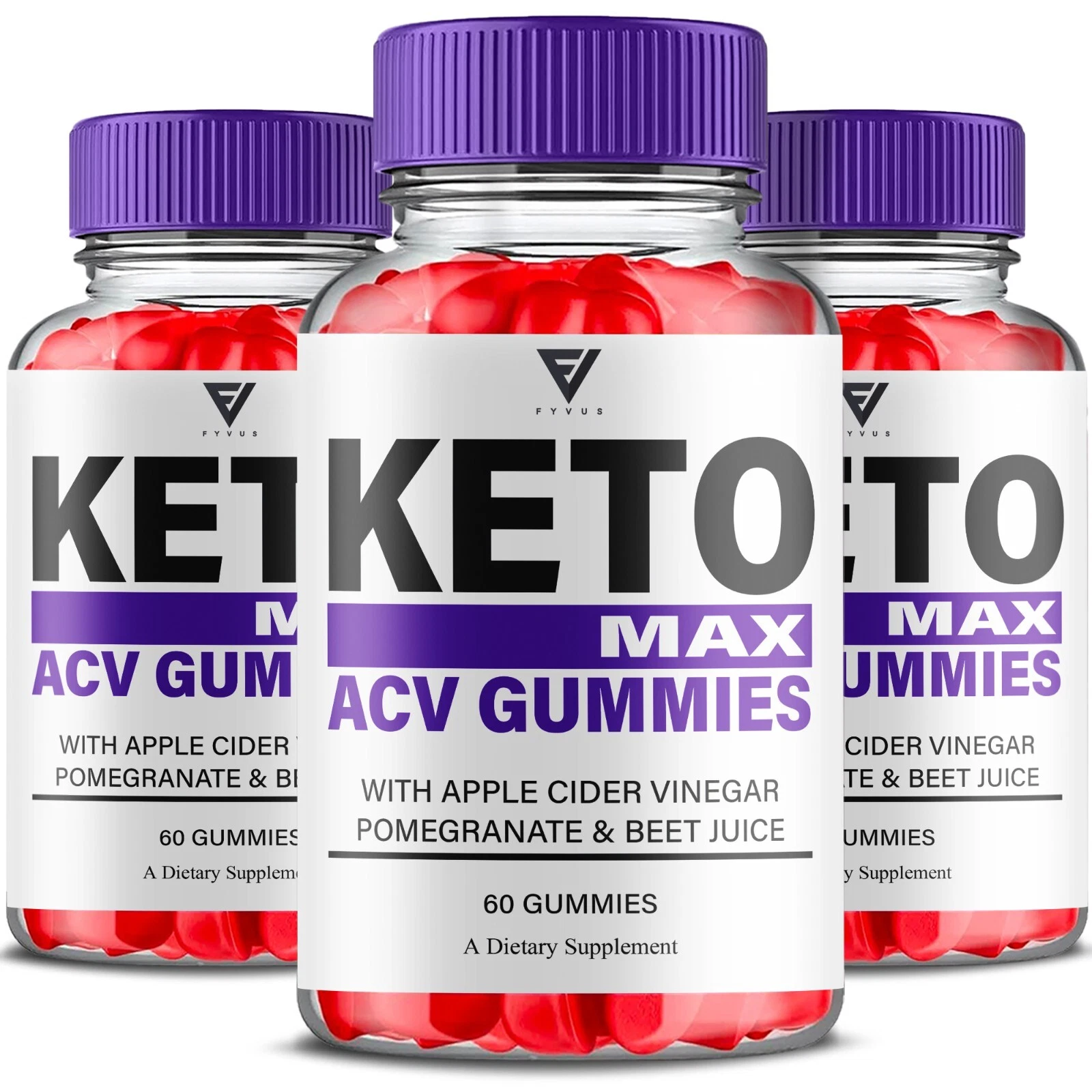 (3 Pack) Keto Max ACV Gummies, KetoMax Maximum Strength Keto Gummy (180 Gummies)