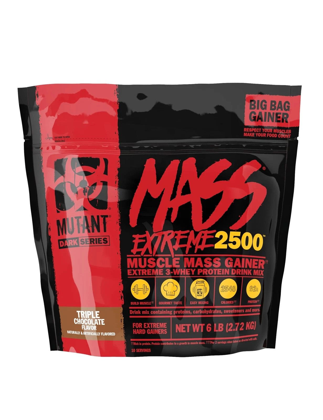 Mutant Mass Extreme Gainer Whey Protein Powder – Build Muscle Size and Strength