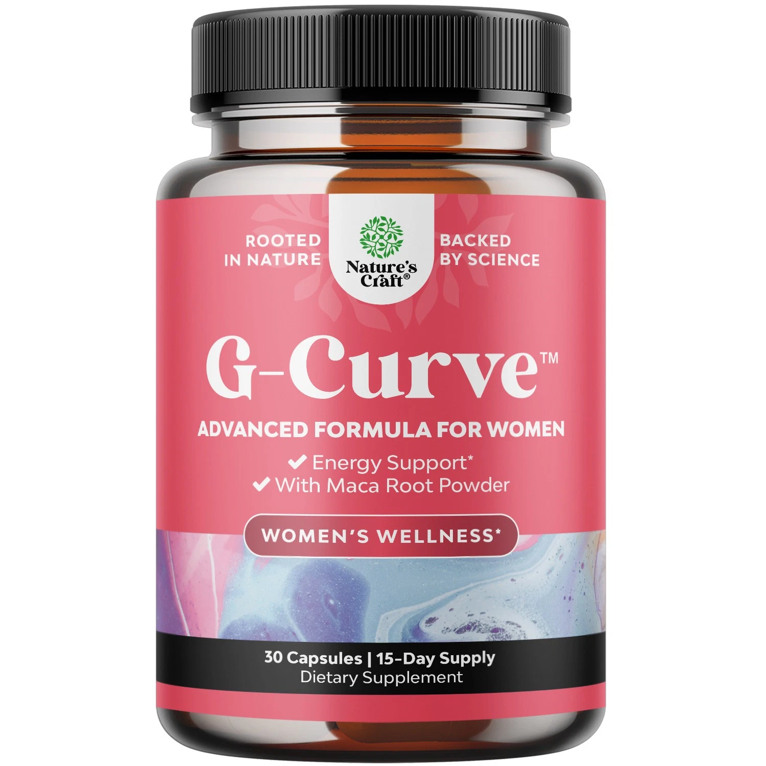 Natures Craft G Curve Horny Goat Weed for Women Invigorating Feminine Blend 30ct