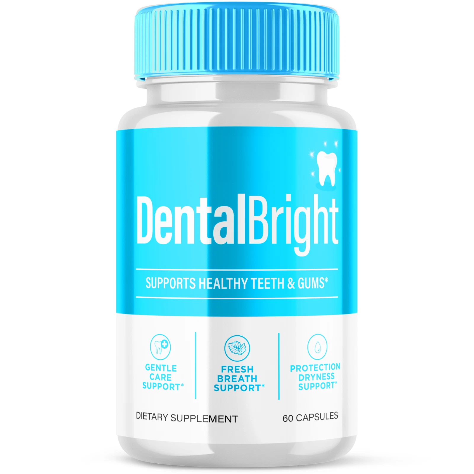 (1 Pack) Dental Bright Probiotic, Support Healthy Teeth and Gums 60 Capsules