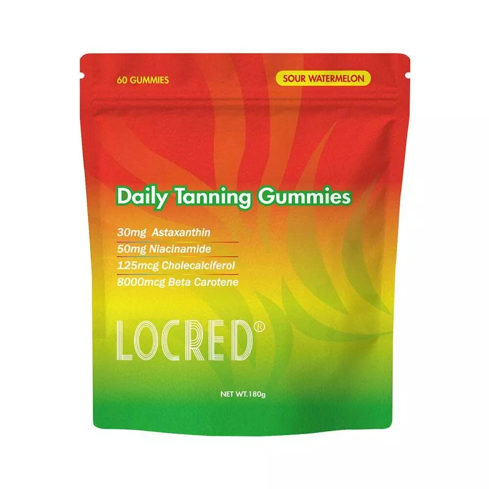 Tanning Gummies with Beta-Carotene and Lycopene, 60pcs/bag