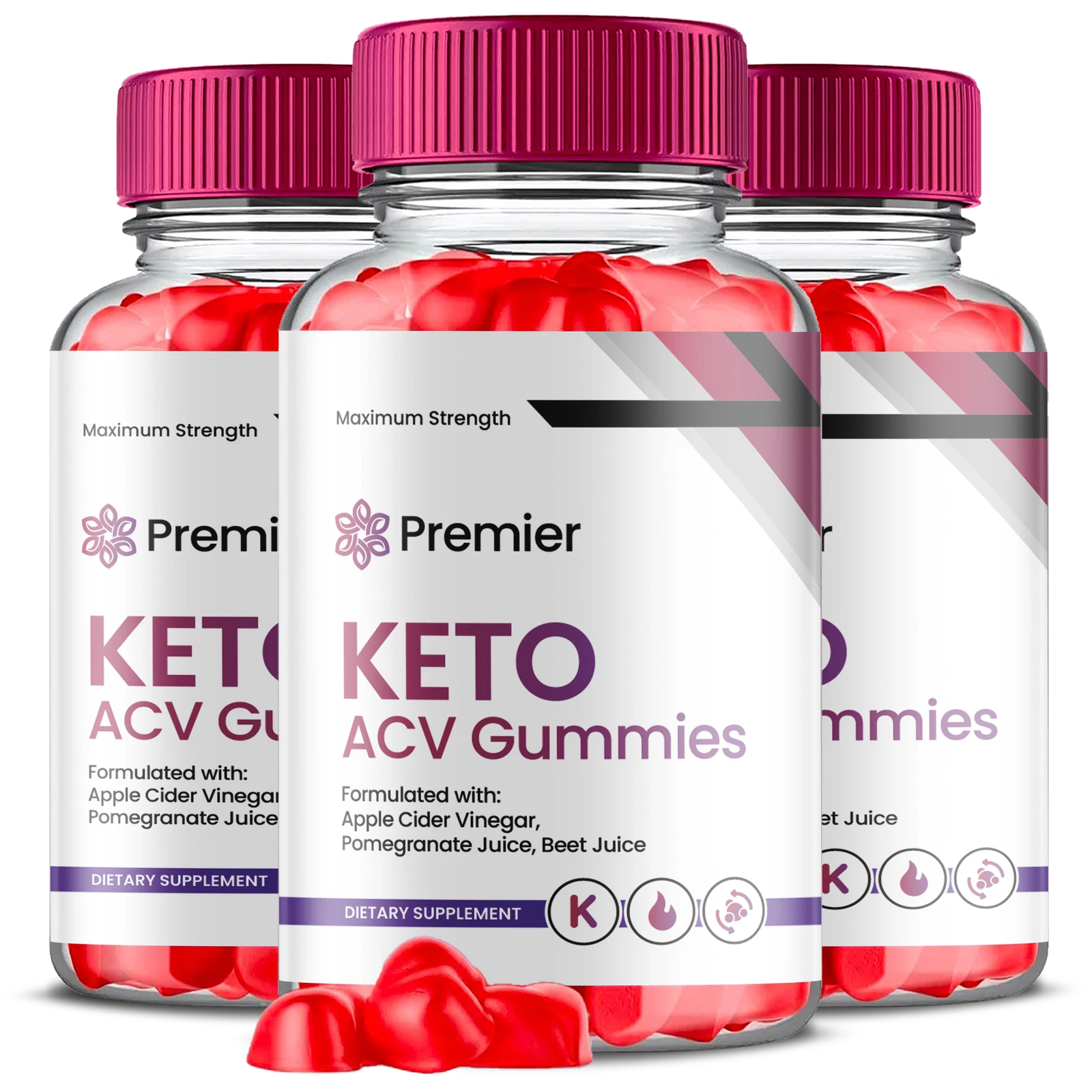 Premier Keto Gummies - Premier ACV Keto Gummys For Weight Loss OFFICIAL - 3 Pack