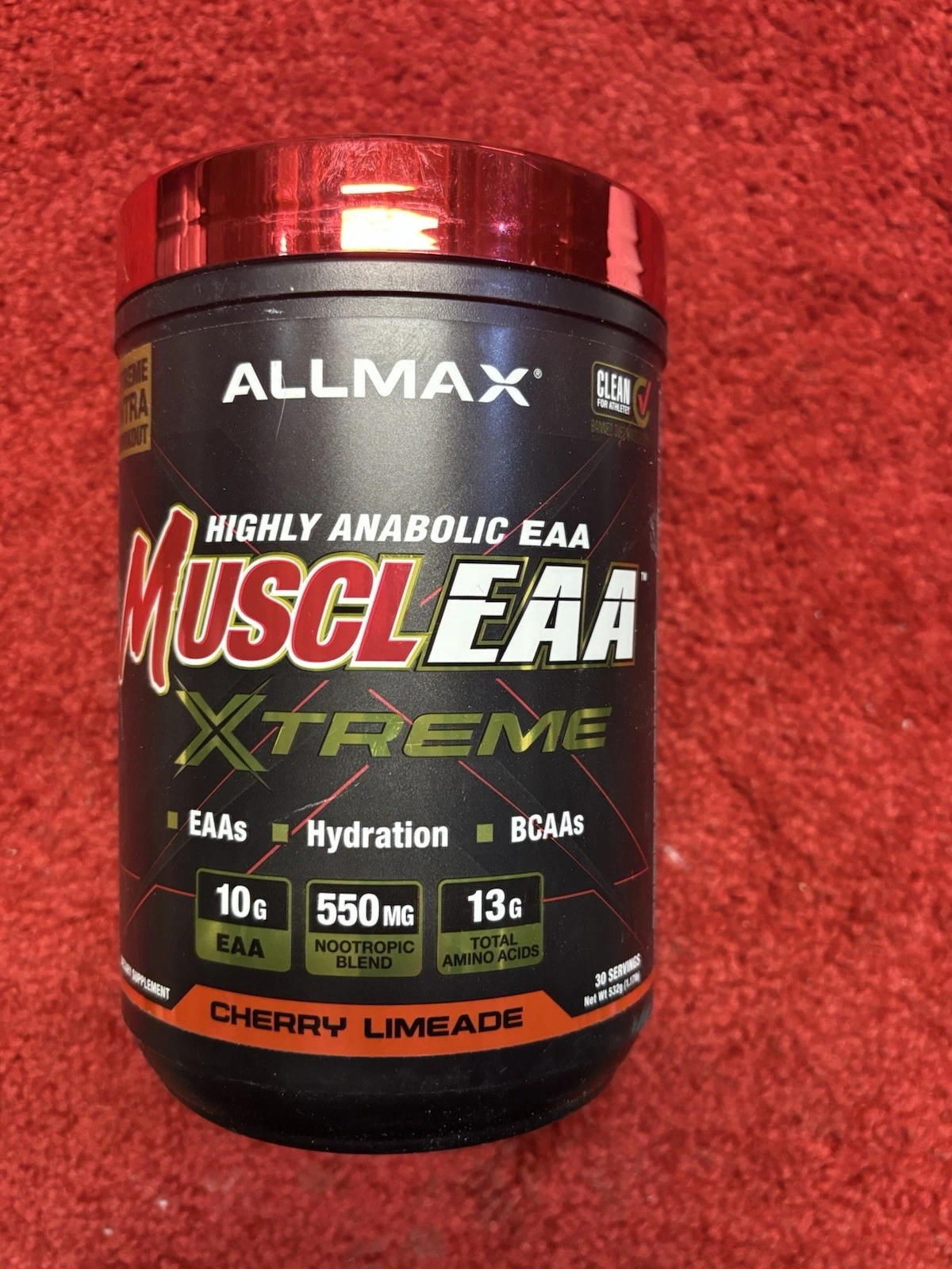 MUSCLEAA™ Xtreme, Cherry Limeade 1.17 lbs 532 g Exp 11/25