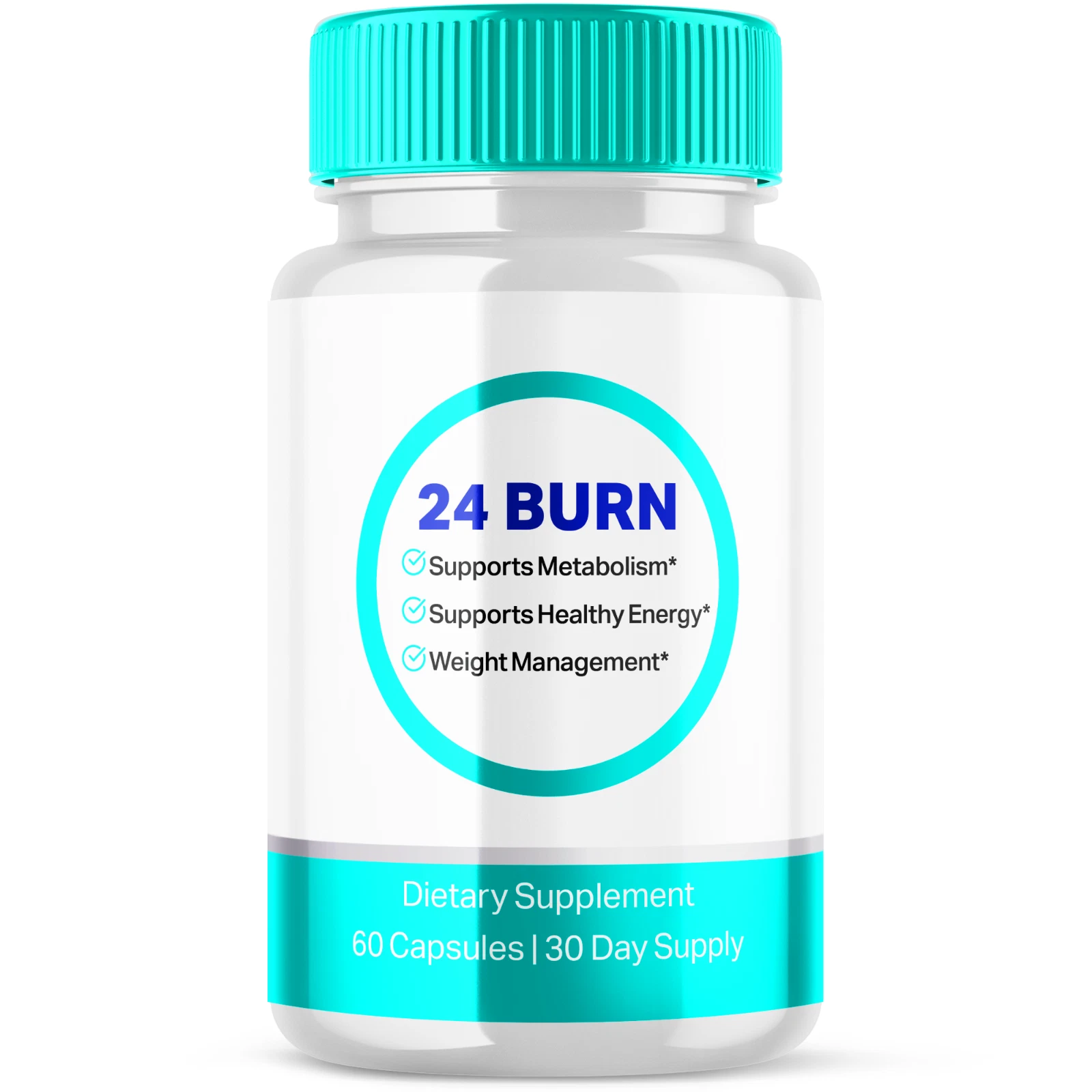 24 Burn Advanced Burner Formula Natural Energy and Fitness Support 60 Capsules