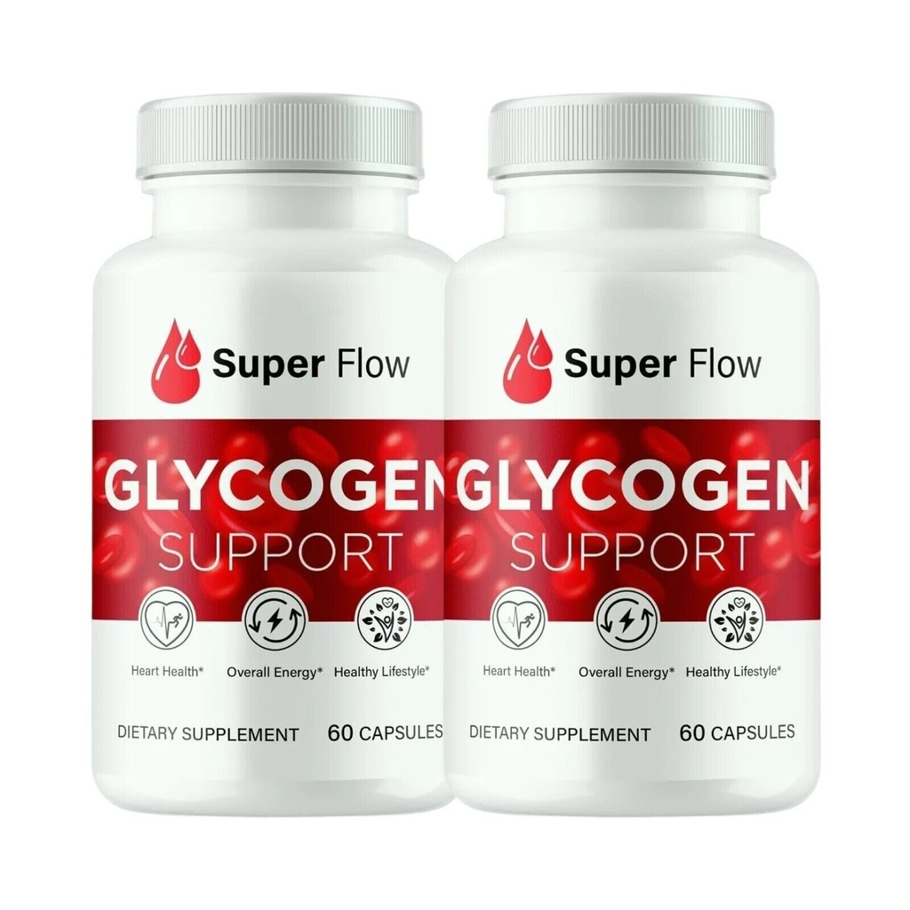2-Pack Super Flow Glyco Optimizer, SuperFlow Glycogen Support - 120 Capsules