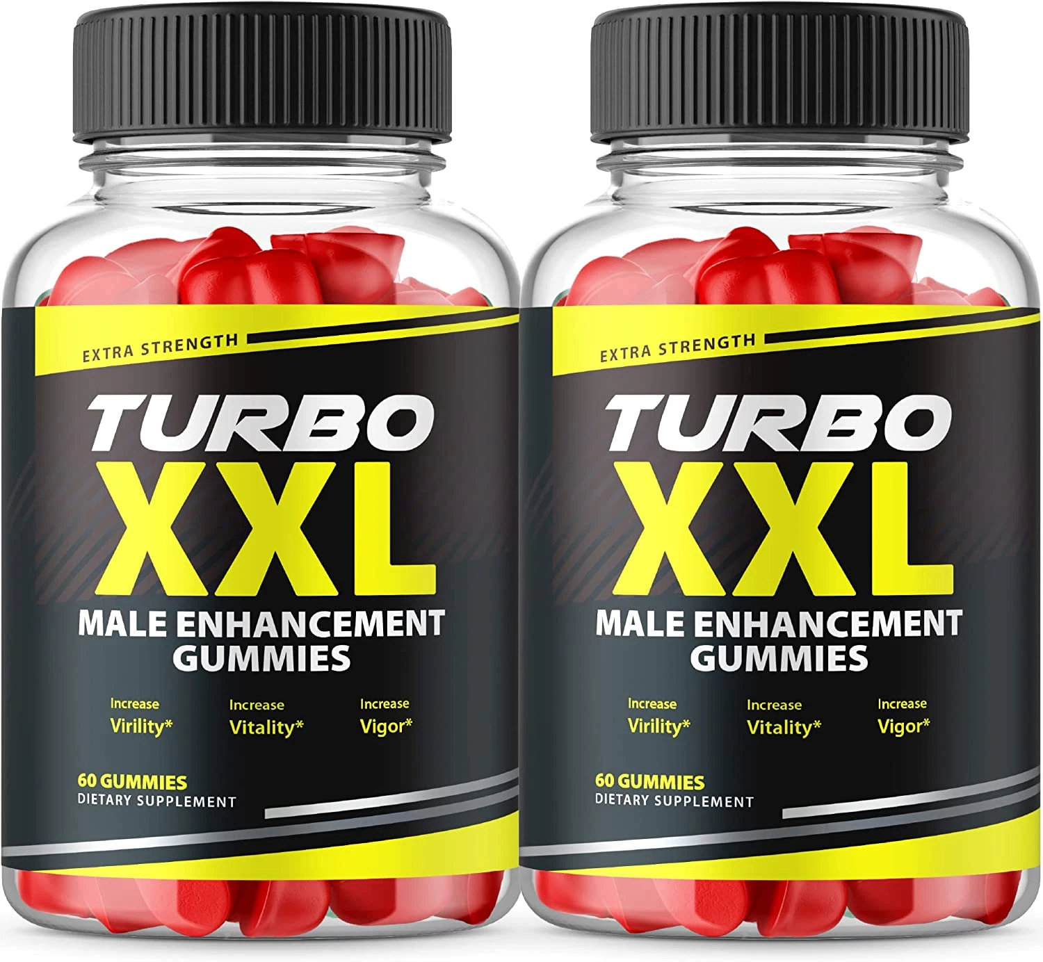 (2 Pack) Turbo XXL Gummies - Official Formula (120 Gummies)