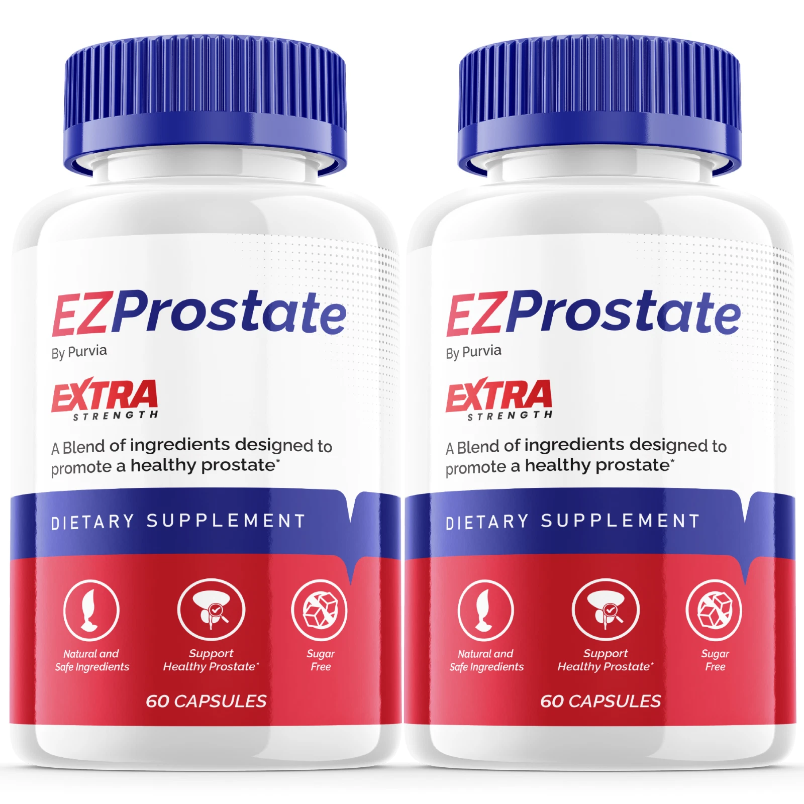 EZ Prostate Capsules Official Formula Maximum Overall Wellness Health (2 Pack)