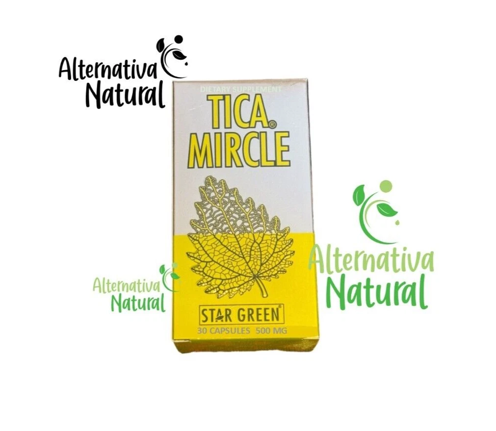 2 PACK!!! ORTICA MIRACLE 30 tabs de 500mg - TICA MIRCLE