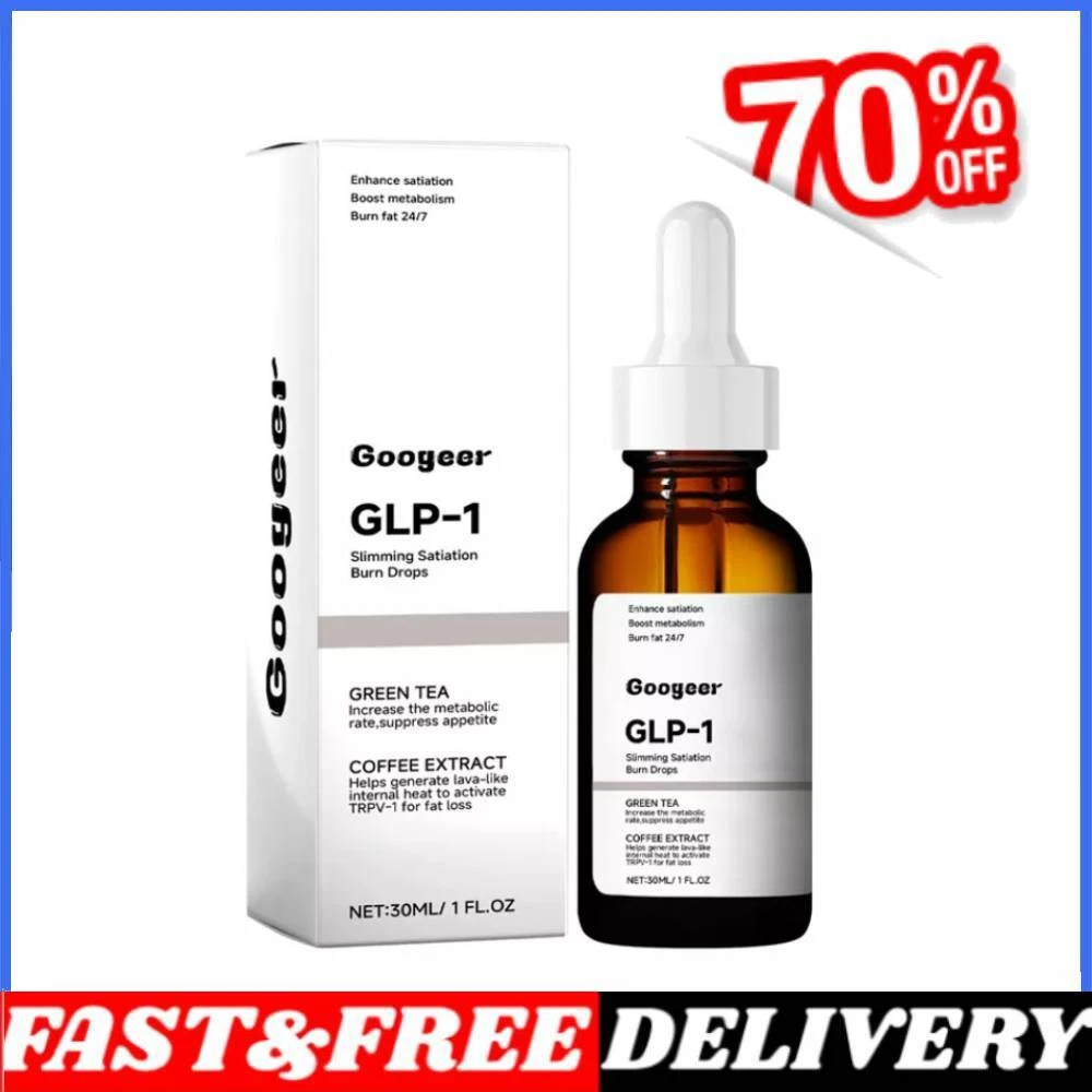 New GLP-1 Weight Loss Fat Burner Drops Diet Supplement Slimming Drops 30 ML HOT