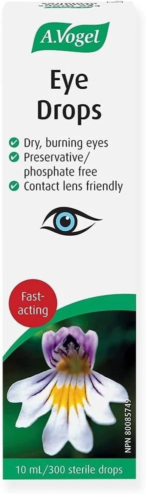 A.Vogel Eye Drops for Dry Eyes - Long-Lasting Relief for Dry, Burning Eyes 10ml