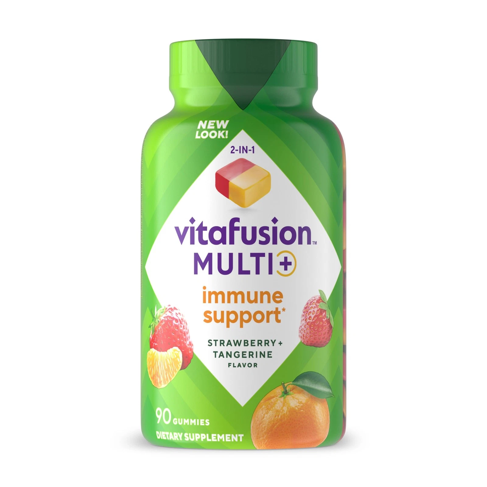 Vitafusion Multi+ Immune Support* - 2-in-1 Benefits & Flavors - Adult Gummy Vita