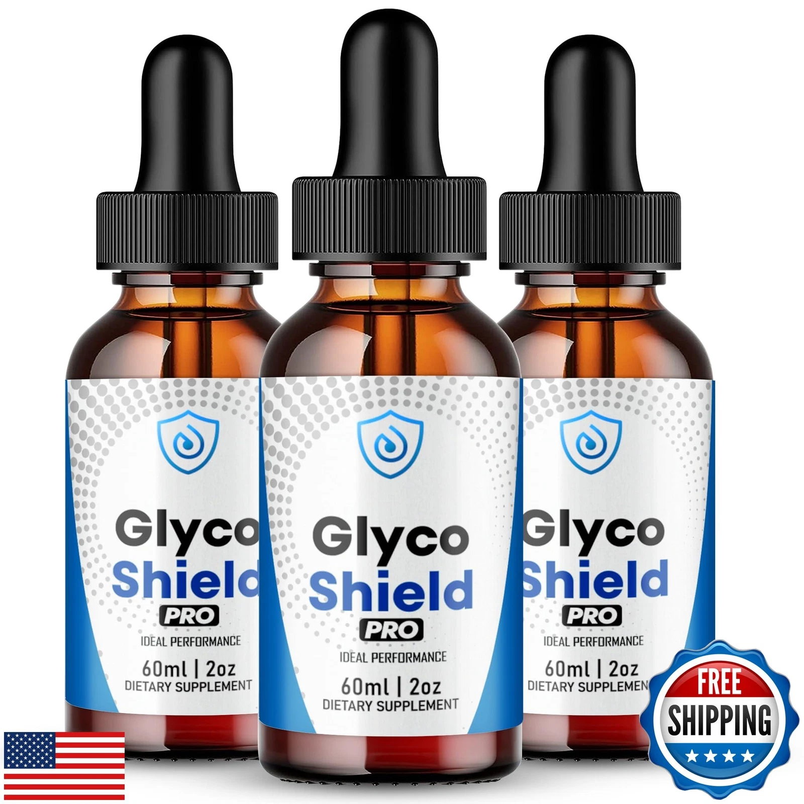 Glyco Shield Drops, Official GlycoShield Blood Formula Support Supplement - M