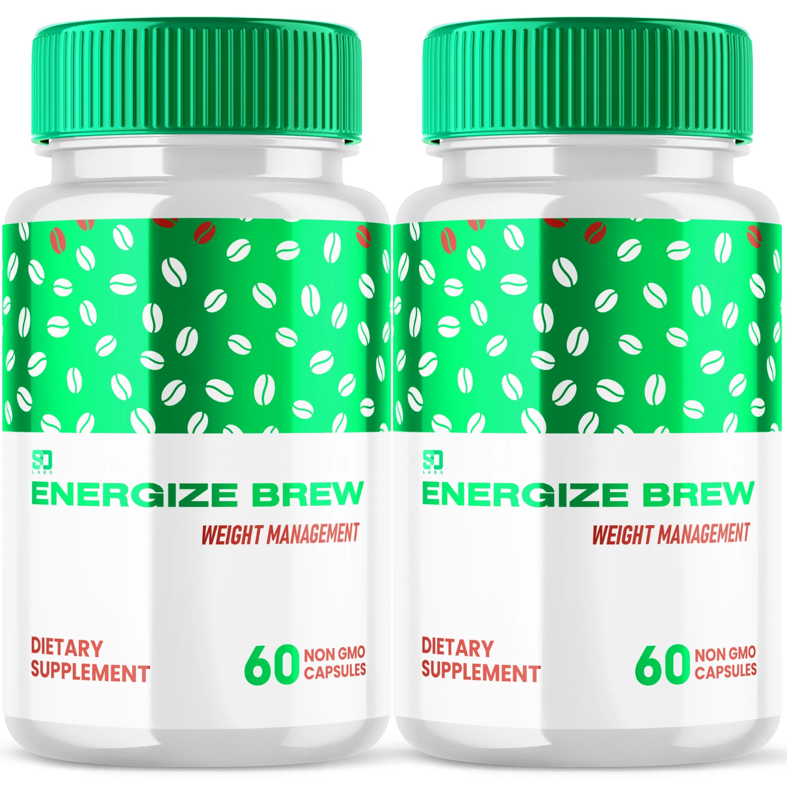 Energize Brew - Advanced Formula Natural Weight Support Supplement (2 Pack)