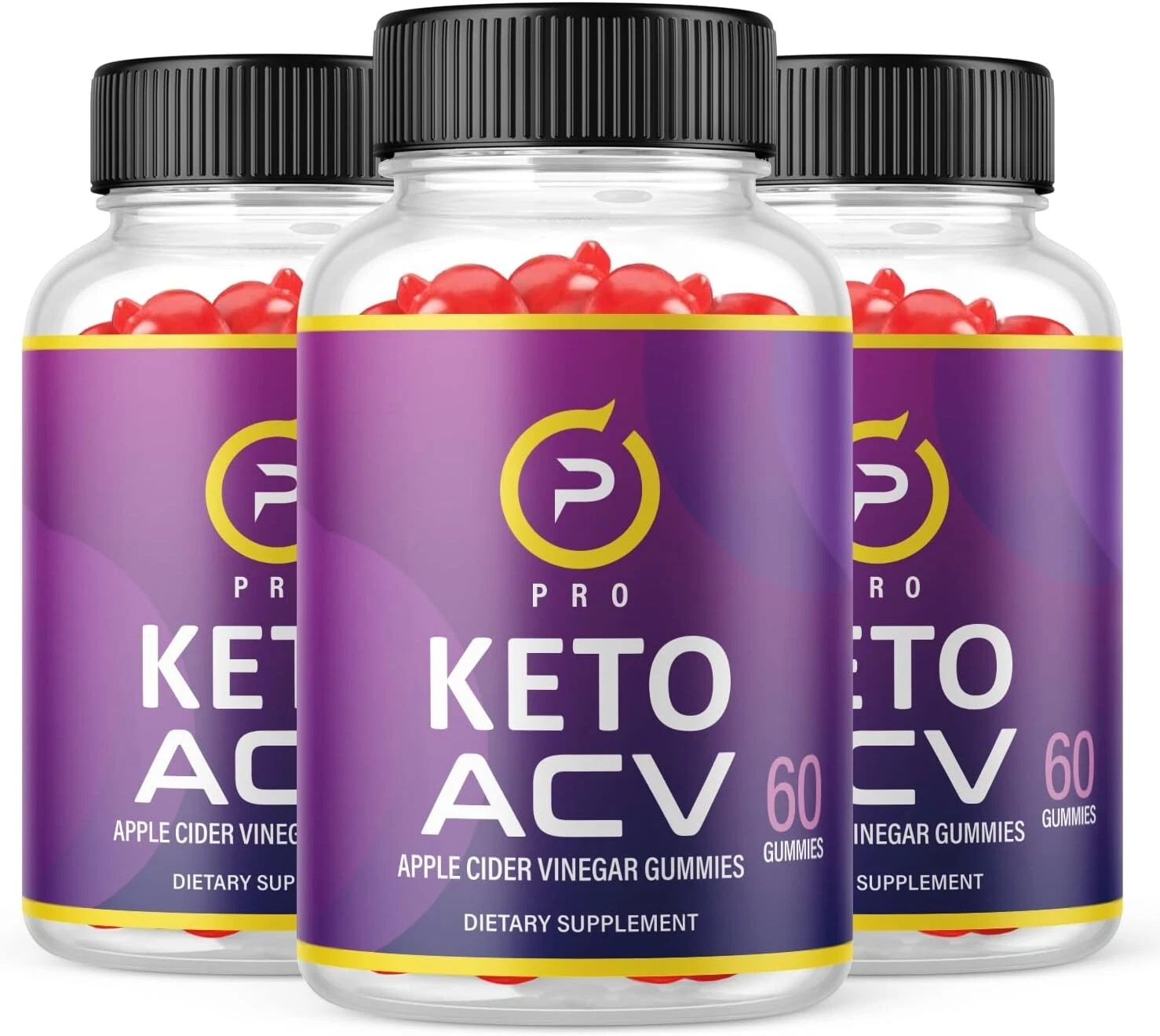 Pro Keto ACV Gummies - Pro Keto Apple Cider Vinegar Gummies Weight Loss (3 Pack)