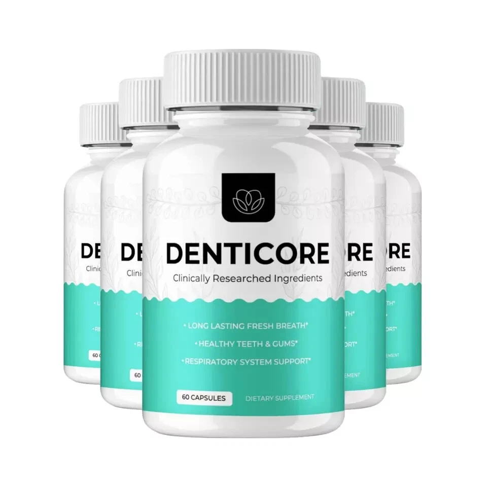 Denticore Dental & Oral Health Support Dietary Supplement (300 Capsules) 5-Pack