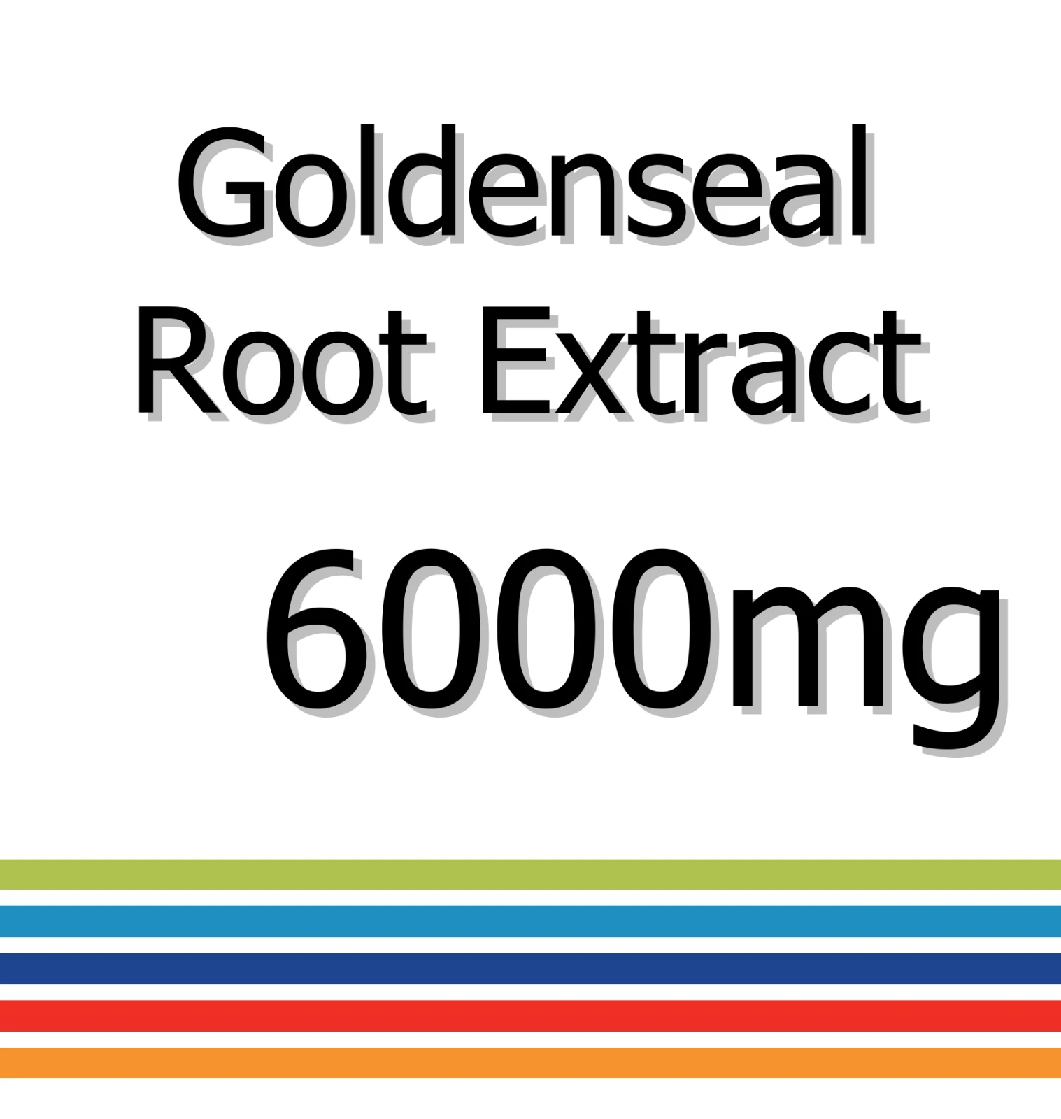 Goldenseal Root Extract 6000mg x 30 Tablets - Immune Boost