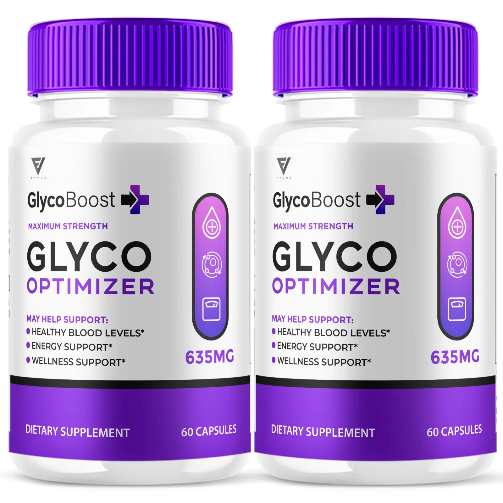 (2 Pack) GlycoBoost Glyco Optimizer Supplement Glyco Boost Pills (120 Capsules)